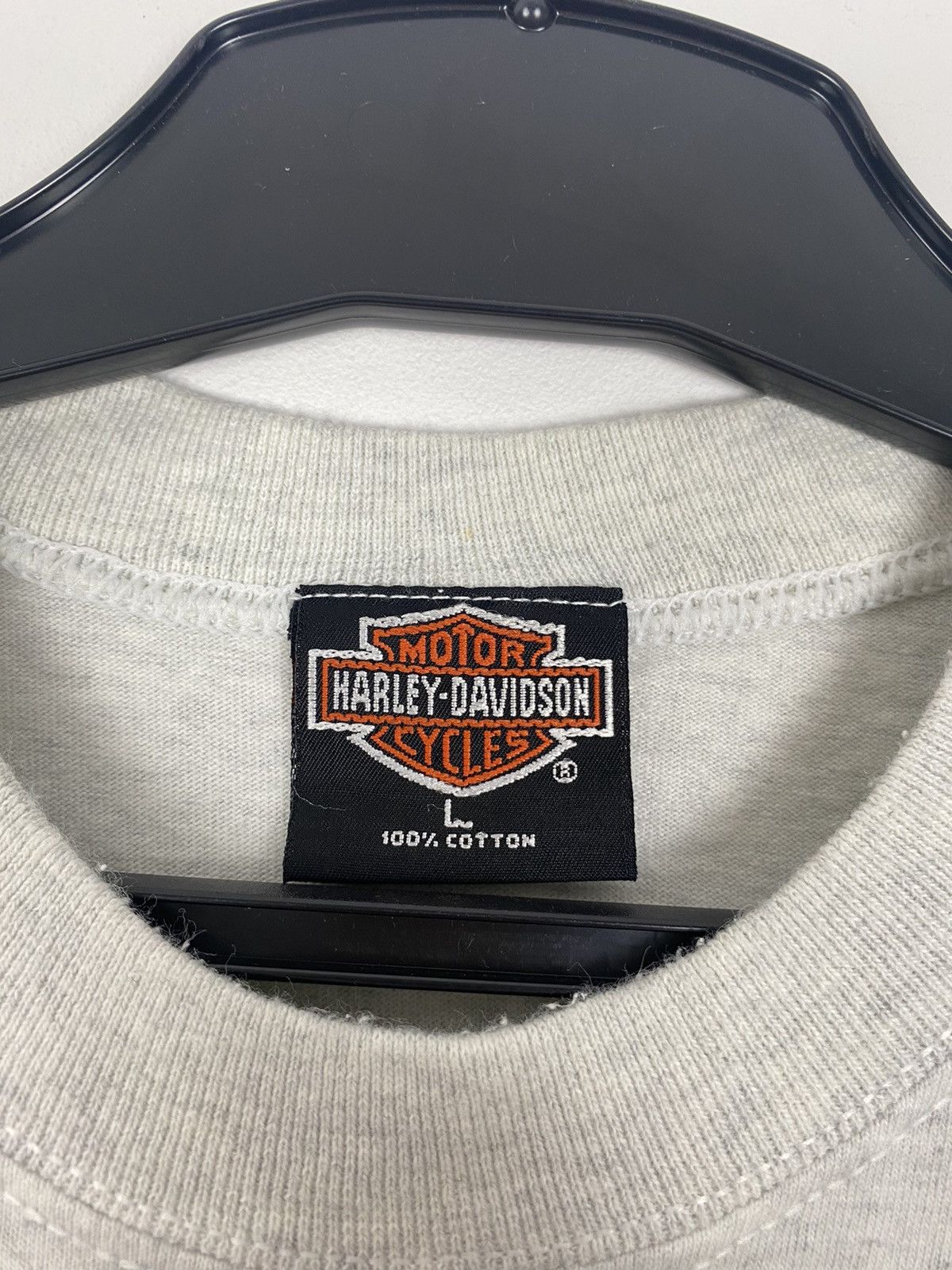 Harley Davidson × Vintage Harley-Davidson Vintage Tee MOTEX L Eagle England y2k Size US L / EU 52-54 / 3 - 6 Thumbnail