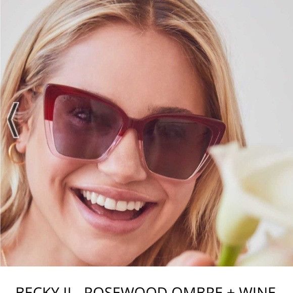 Other Diff Becky ll VC-BG30 red ombre gold metallic sunglasses bur Size ONE SIZE - 7 Thumbnail