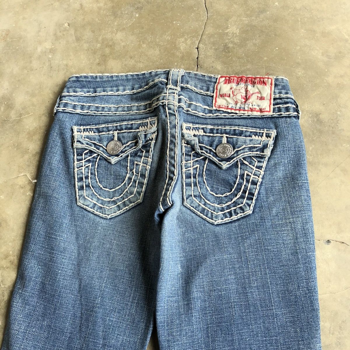 True Religion Vintage True Religion USA Bootcut Flared Denim Jeans Blue Size US 28 / EU 44 - 3 Thumbnail