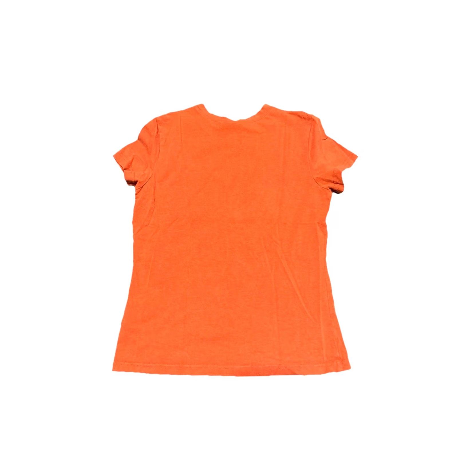 Harley Davidson Harley-Davidson T-Shirt Womens Embroidered Orange Cotton Blend Short Sleeve Small Image: N/A Size S / US 4 / IT 40 - 3 Thumbnail