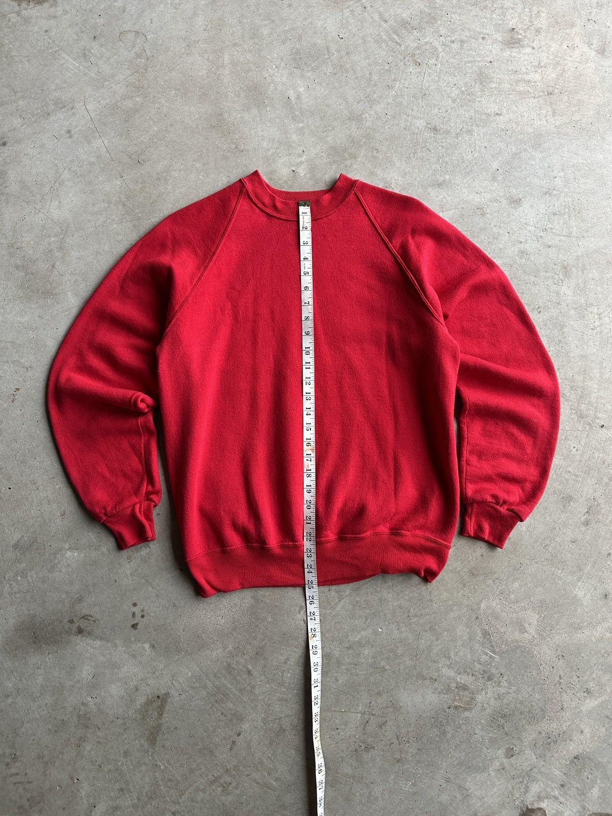 Jerzees Vintage 80s Blank Red Sweatshirt - L Size US L / EU 52-54 / 3 - 3 Thumbnail