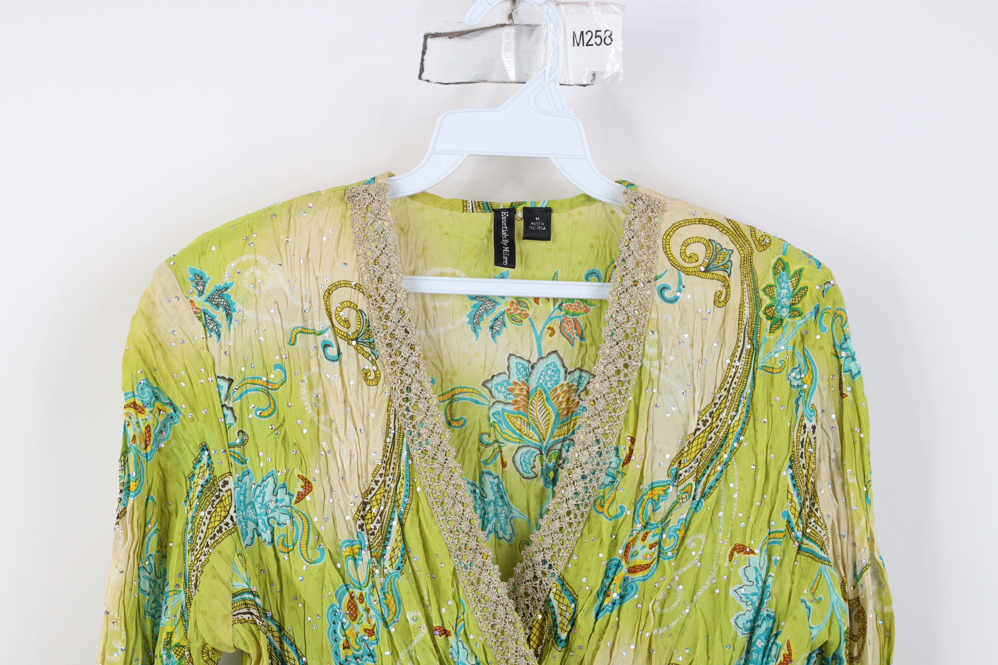 Vintage Vintage 90s Y2K Streetwear Bella Fairy Flower Sequin Shirt Size M / US 6-8 / IT 42-44 - 2 Thumbnail