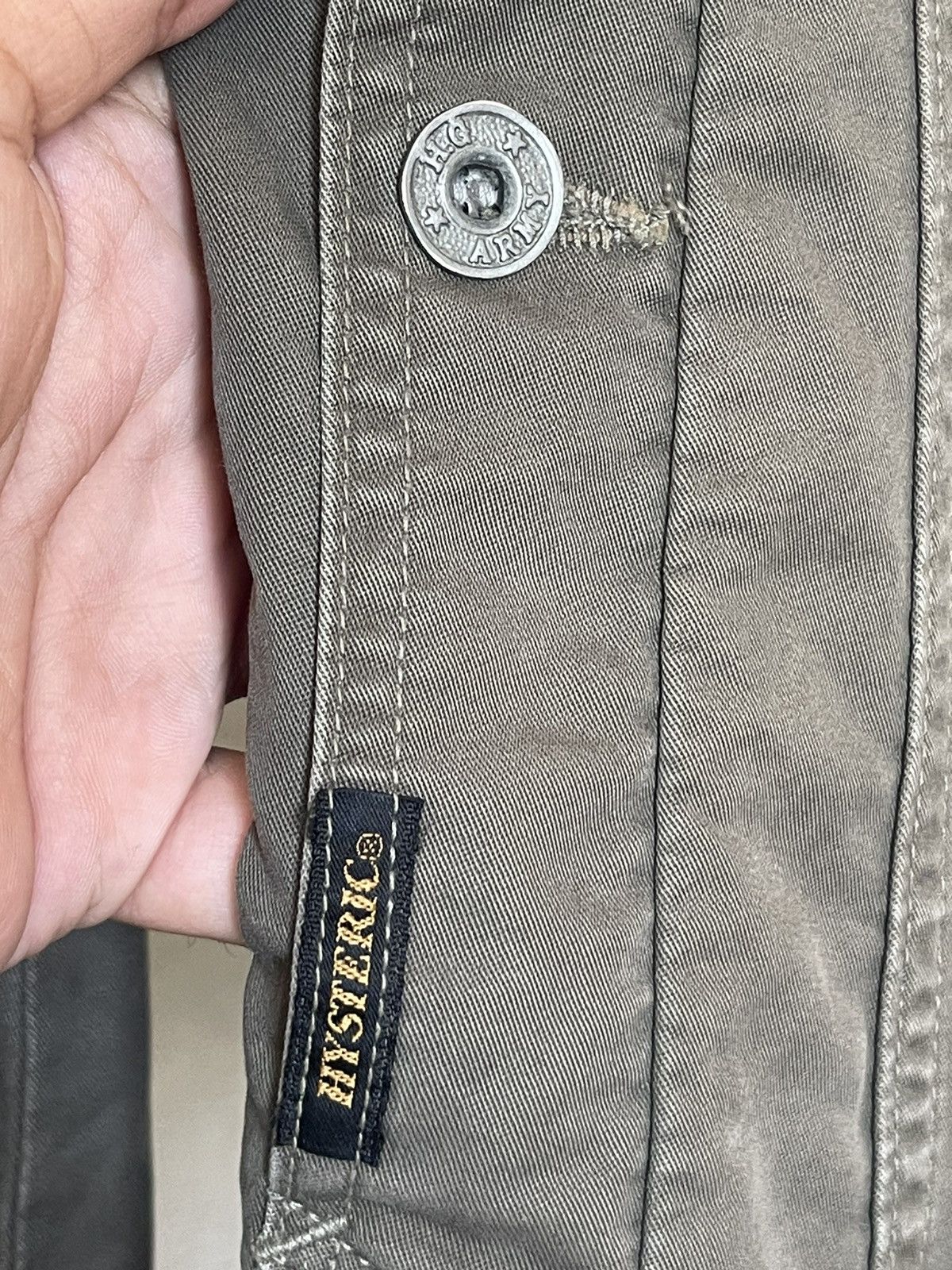 Hysteric Glamour Hysteric Glamour Army Military Olive Style Jacket Fitted Size ONE SIZE - 4 Thumbnail