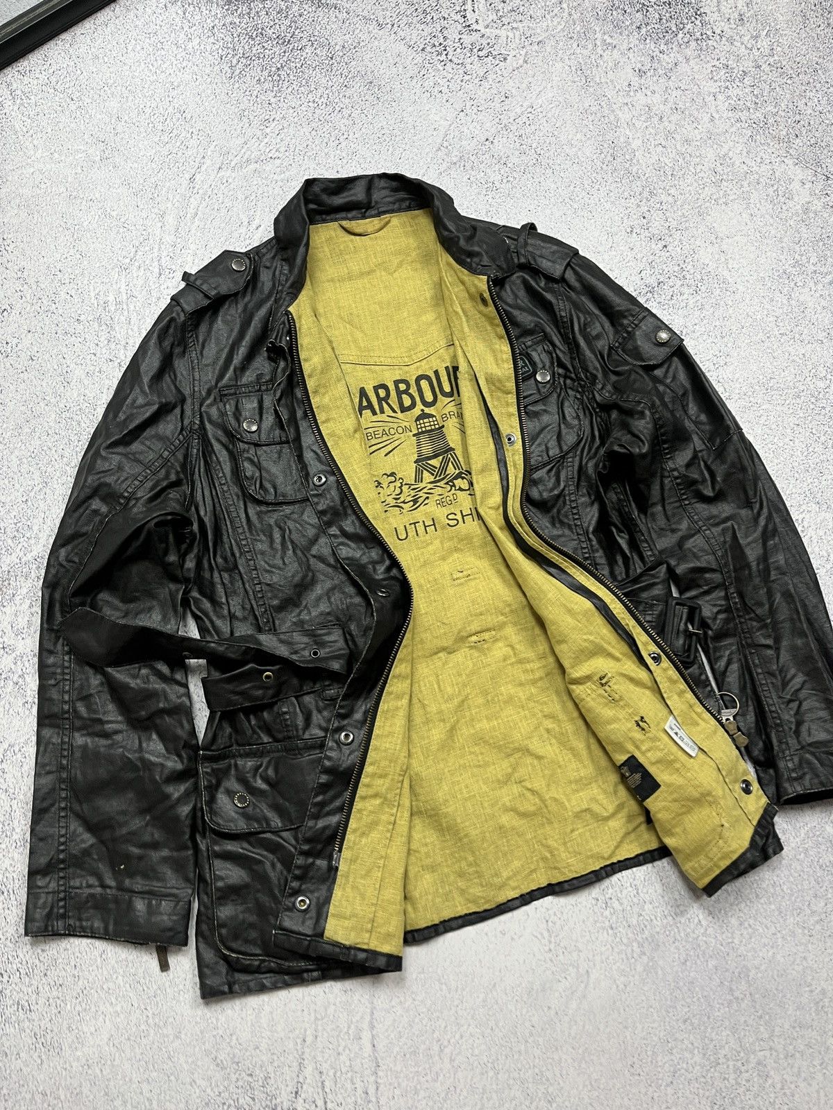 Barbour Vintage Barbour International Duralinen Women’s Jacket Rare Size XL / US 12-14 / IT 48-50 - 6 Thumbnail