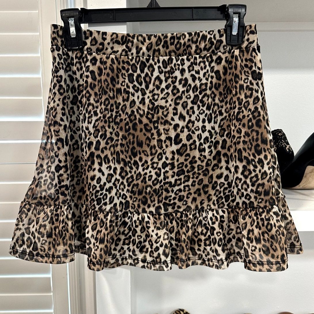 Other Noisy May Womens Brown Leopard Print Mini PullOn Skirt S NWT Size 28" / US 6 / IT 42 - 1 Thumbnail