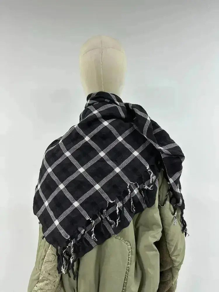 Yohji Yamamoto Yohji Yamamoto Y's Plaid Scarf Size ONE SIZE - 3 Thumbnail