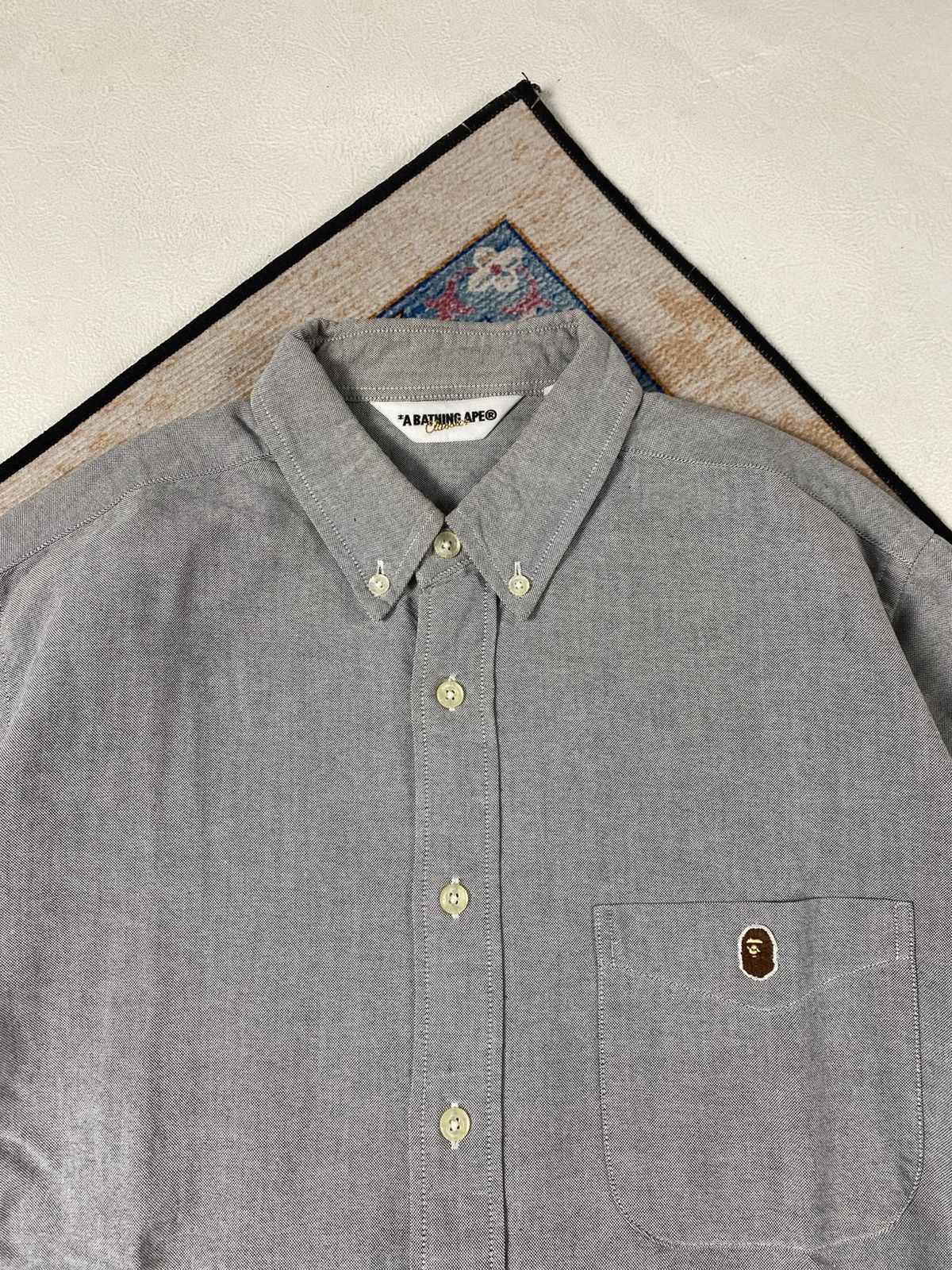 Bape A Bathing Ape Shirt Button Up Size US XL / EU 56 / 4 - 2 Thumbnail