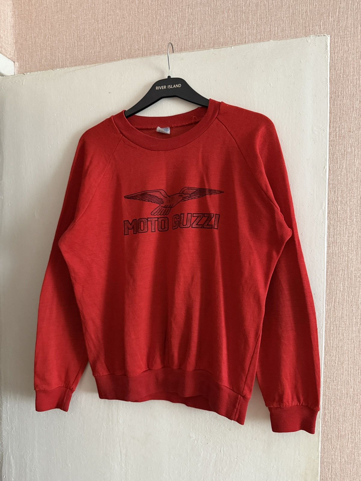 Other Vintage Moto Guzzi Crewneck Sweatshirt Leather Elbow Patches Size US M / EU 48-50 / 2 - 3 Thumbnail
