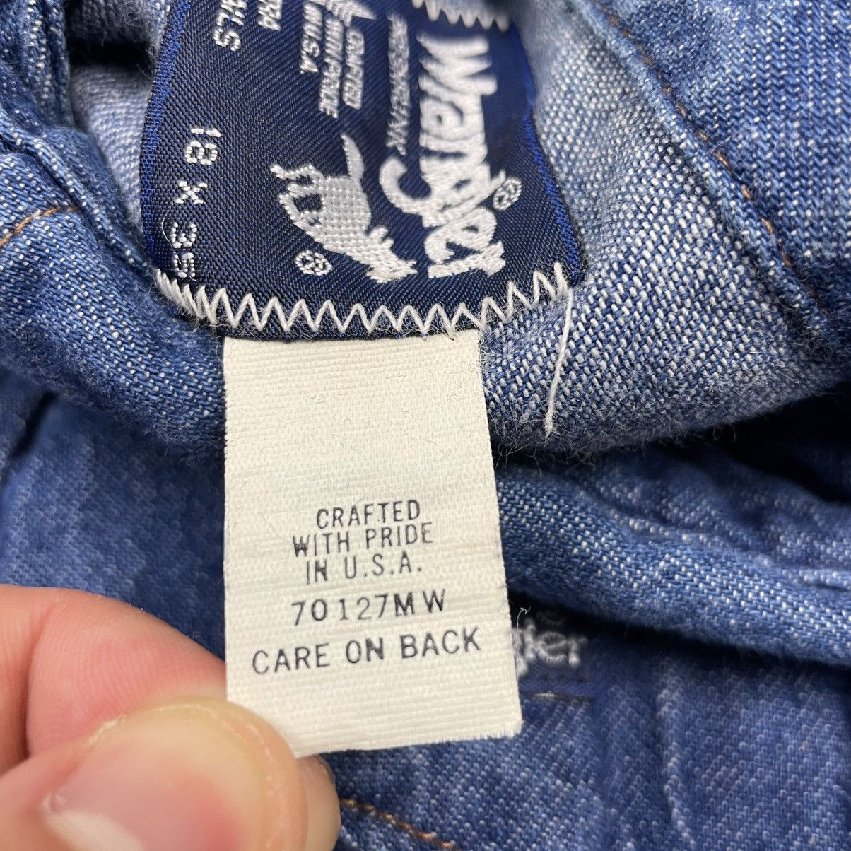 Wrangler Vintage Wrangler Preshrunk Crafted With Pride in USA Shirt Size US XL / EU 56 / 4 - 9 Thumbnail