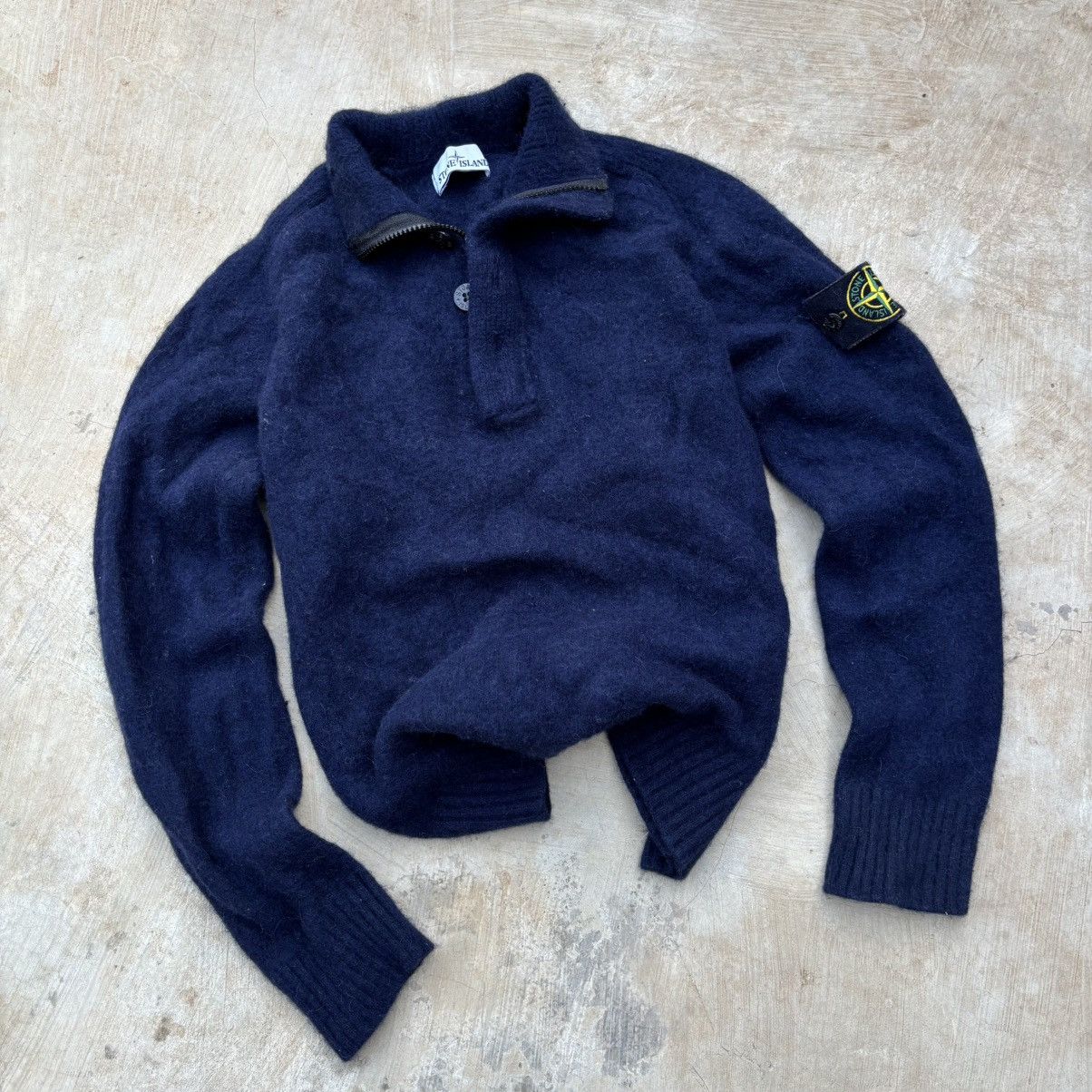 Stone Island Vintage 90s Stone Island Knitwear Sweater Size US S / EU 44-46 / 1 - 1 Thumbnail