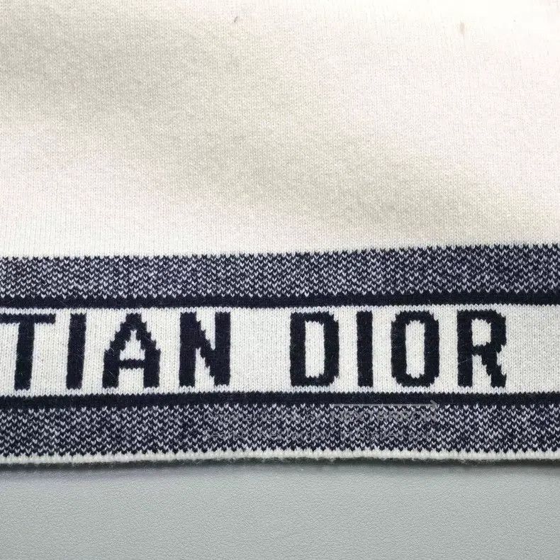 Dior Dior Milk white classic logo zipper cashmere hooded jacket Size XS / US 0-2 / IT 36-38 - 7 Thumbnail