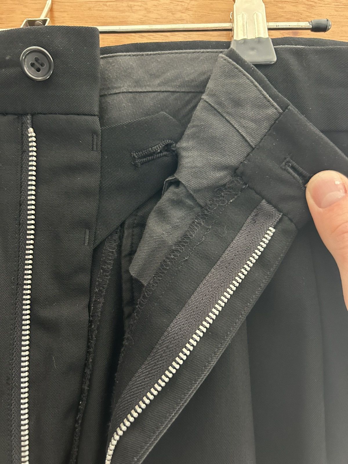 Comme des Garcons Comme des Garçons pleated black trousers Size 48L - 5 Thumbnail