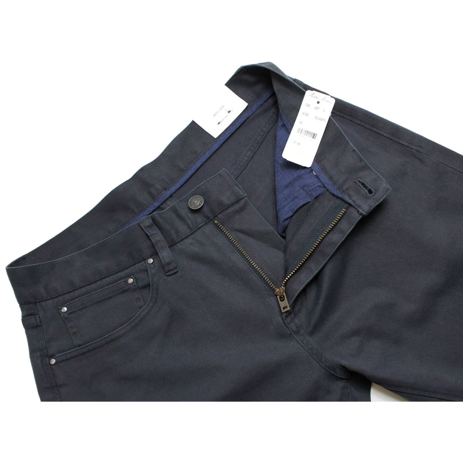 Brooks Brothers BROOKS BROTHERS Trousers Men's W31/L34 Slim Stretch Zip Fly Blue Size US 31 - 4 Thumbnail
