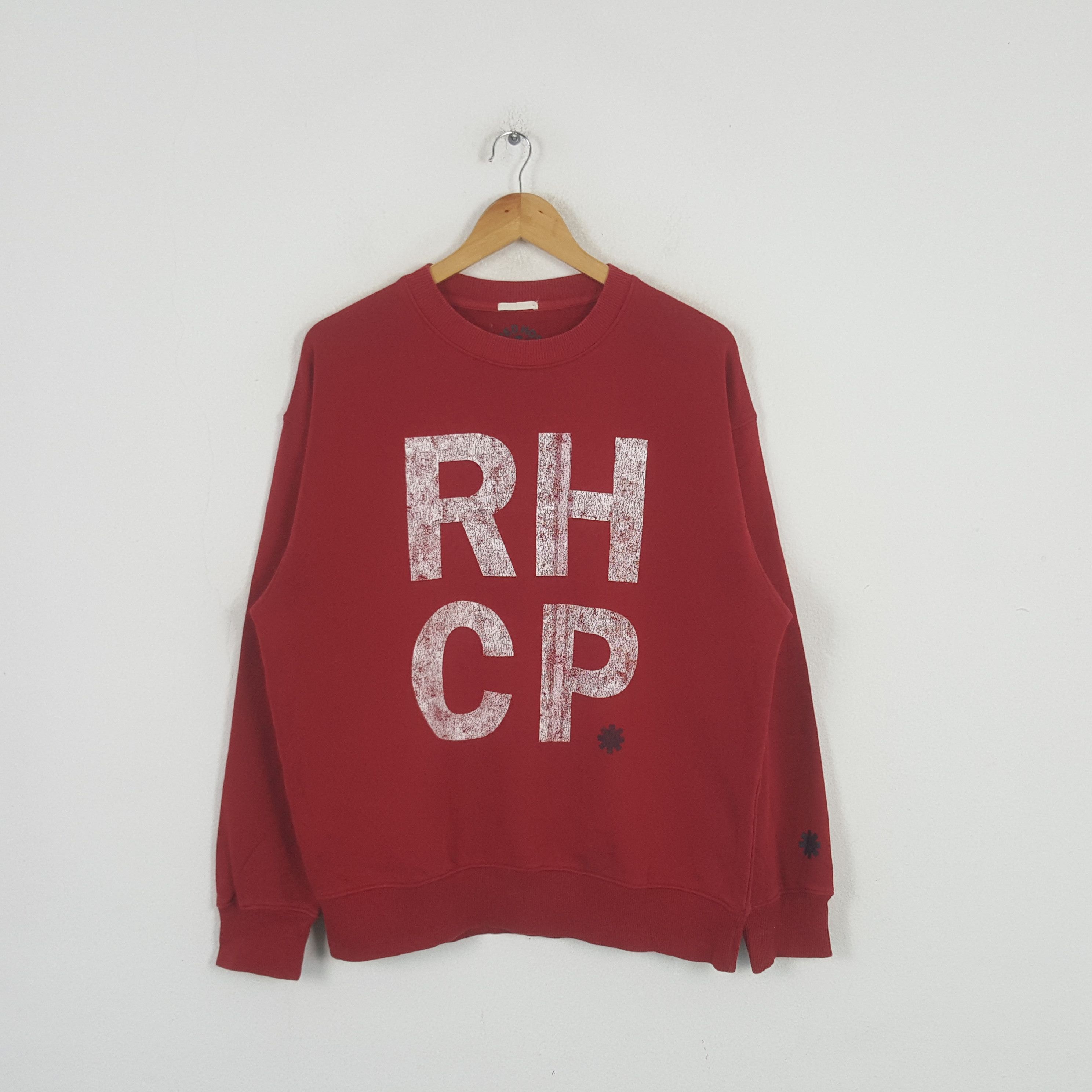 GU Vintage Red Hot Chili Peppers Rock Band Sweatshirt C296N10 Size US L / EU 52-54 / 3 - 1 Thumbnail
