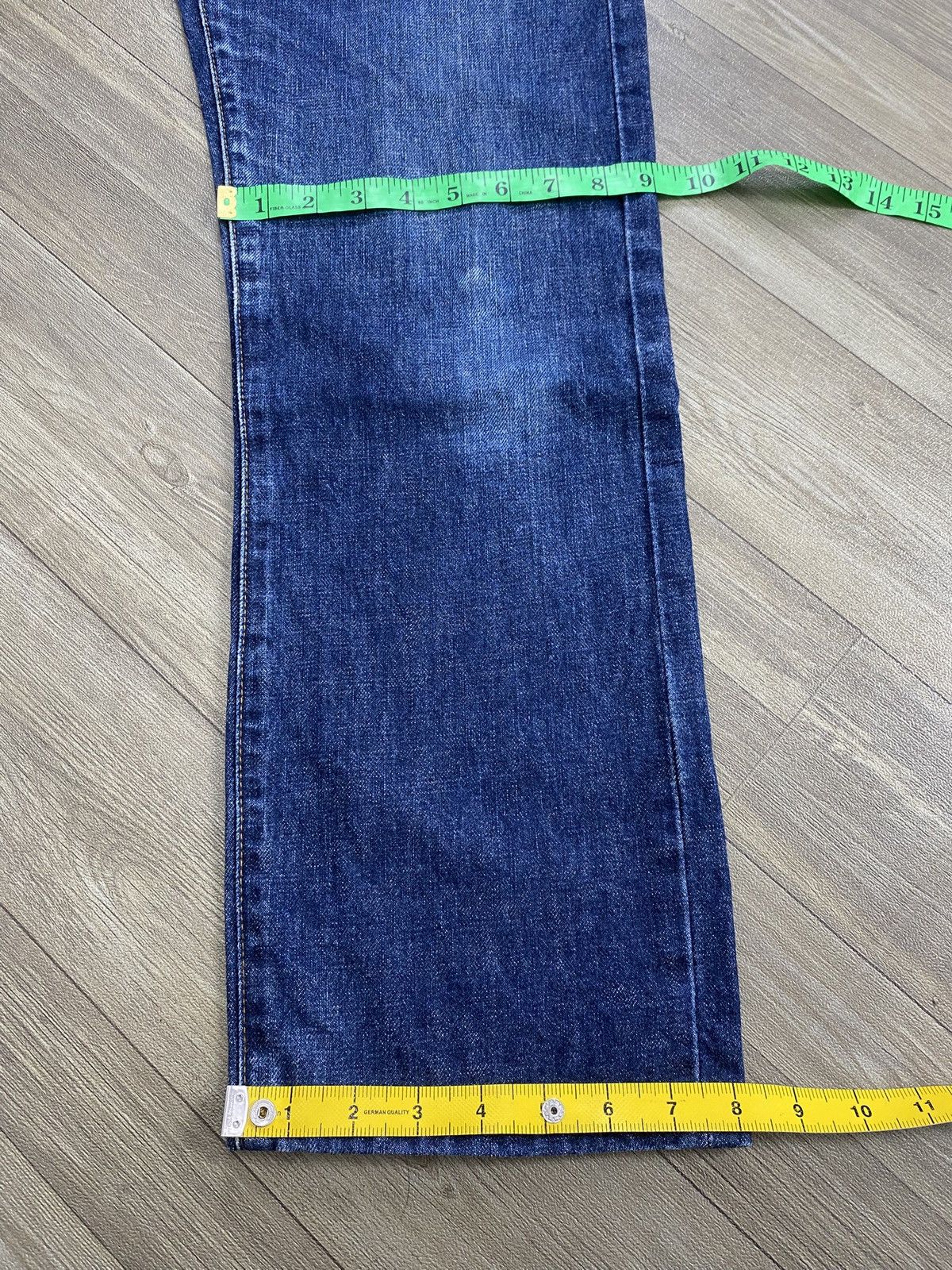 Levi's Vintage Levis 502XX 30x36 Selvedge Straight Fit Blue Jeans Size US 30 / EU 46 - 19 Thumbnail