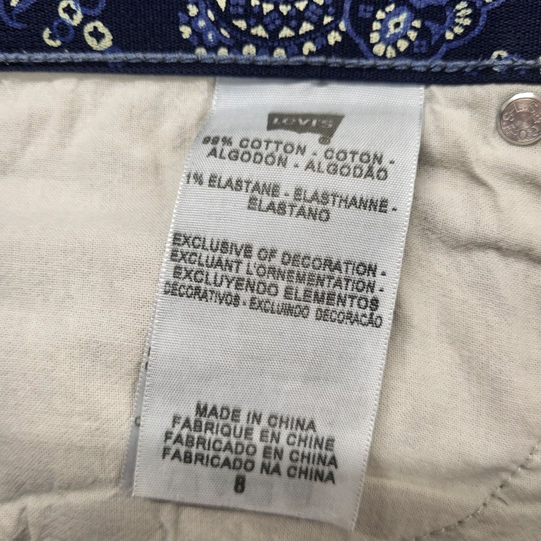 Levi's **Levi's 525 Perfect Waist Blue Women's Size 8 Cotton Denim Jeans** User: Levi's 525 Perfect Waist Blue Women's Size 8 Cotton Denim Jeans Stretch. Size 30" / US 8 / IT 44 - 3 Thumbnail