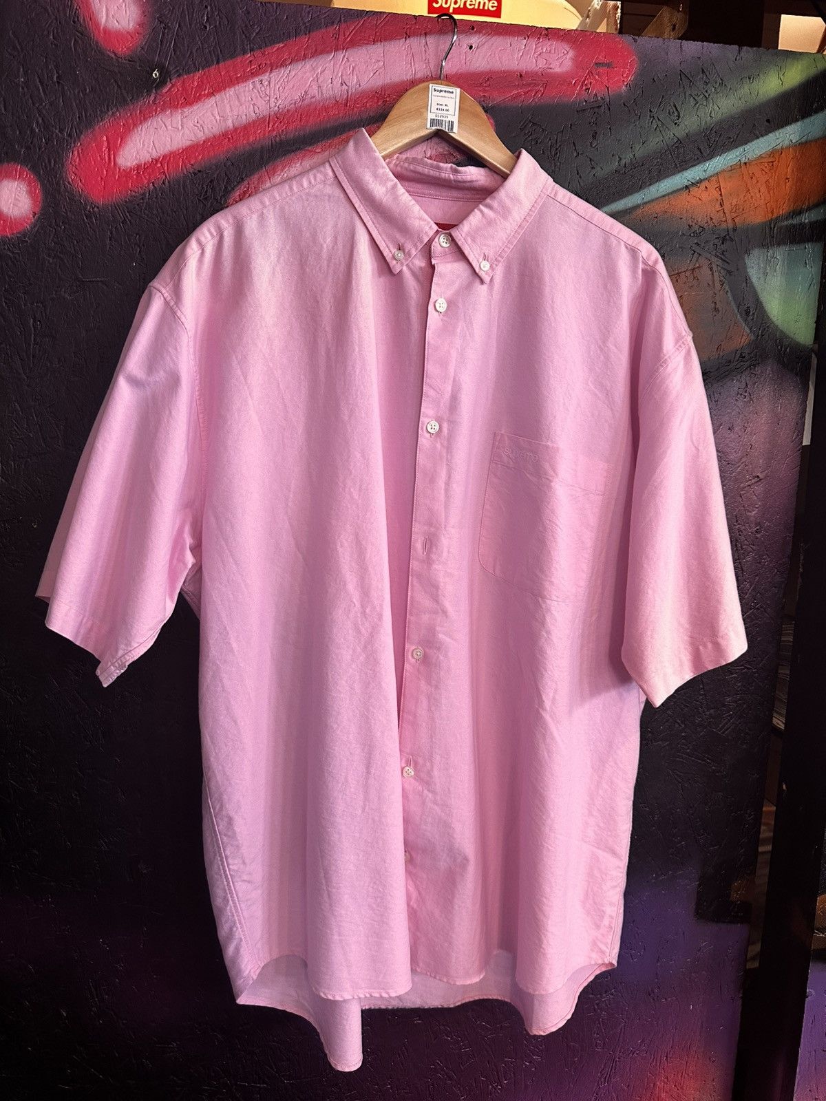 Supreme Supreme Snake S/S Shirt Pink | Grailed
