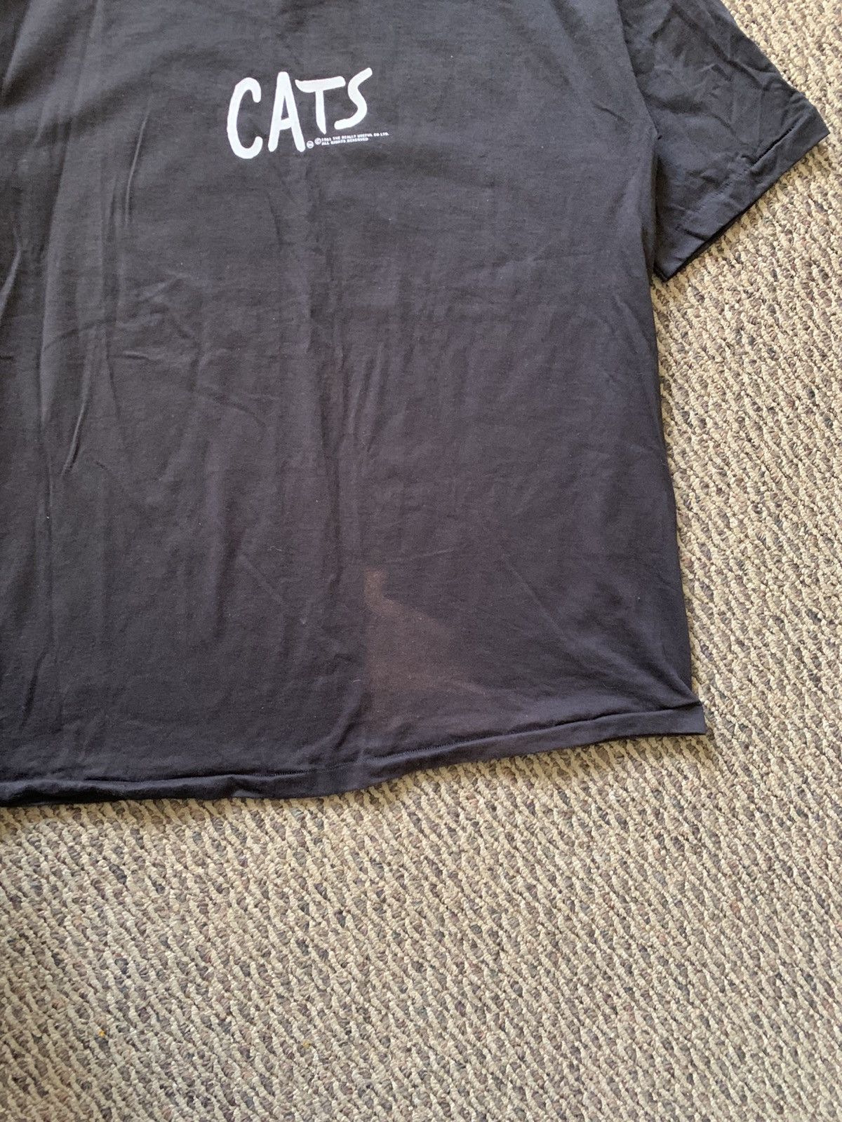 Vintage Vintage 1981 Cats The Musical Single Stitch Black Graphic Size US XL / EU 56 / 4 - 5 Thumbnail