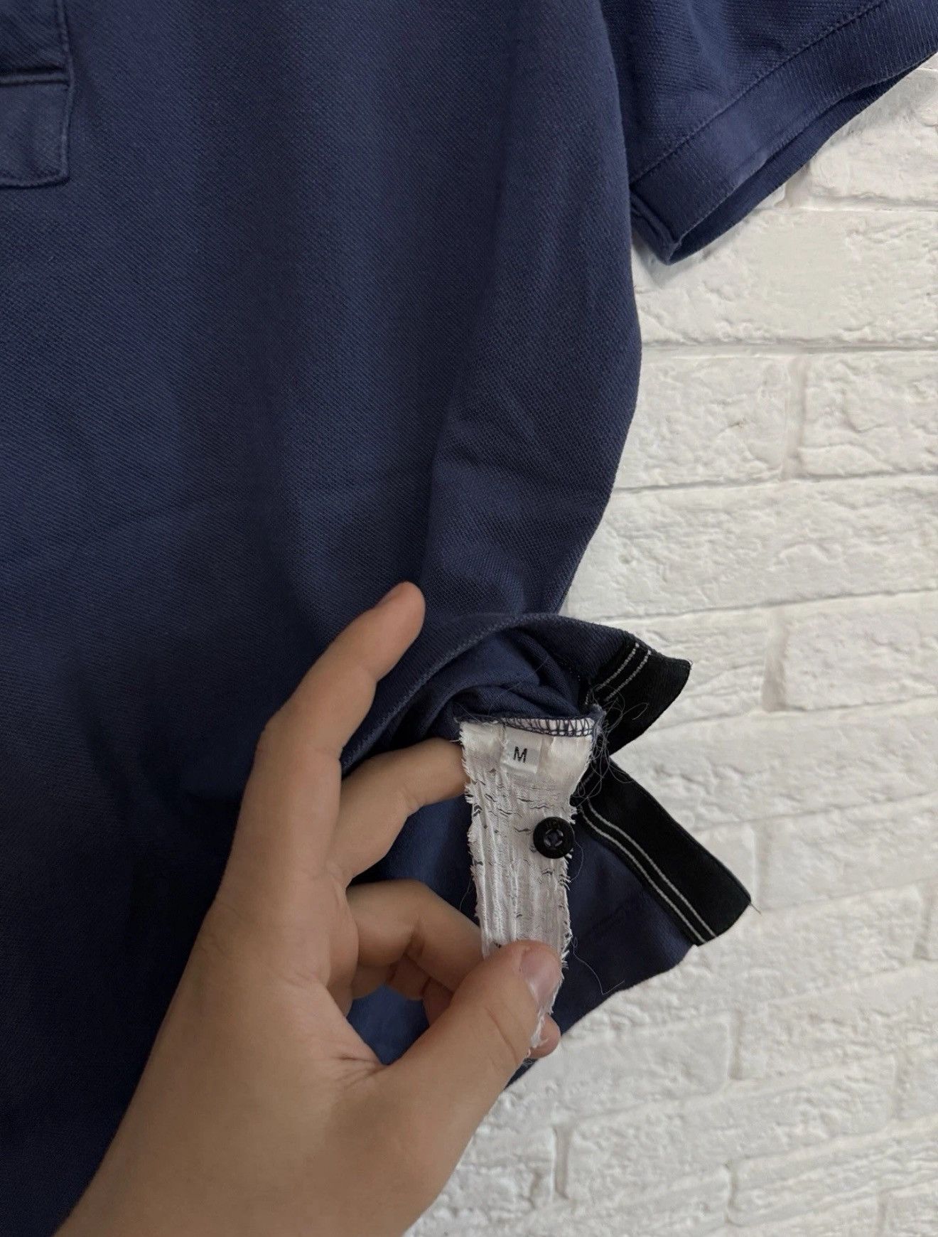 Stone Island Vintage 90`s Stone Island Polo Shirt Sz S - M Size US S / EU 44-46 / 1 - 4 Thumbnail