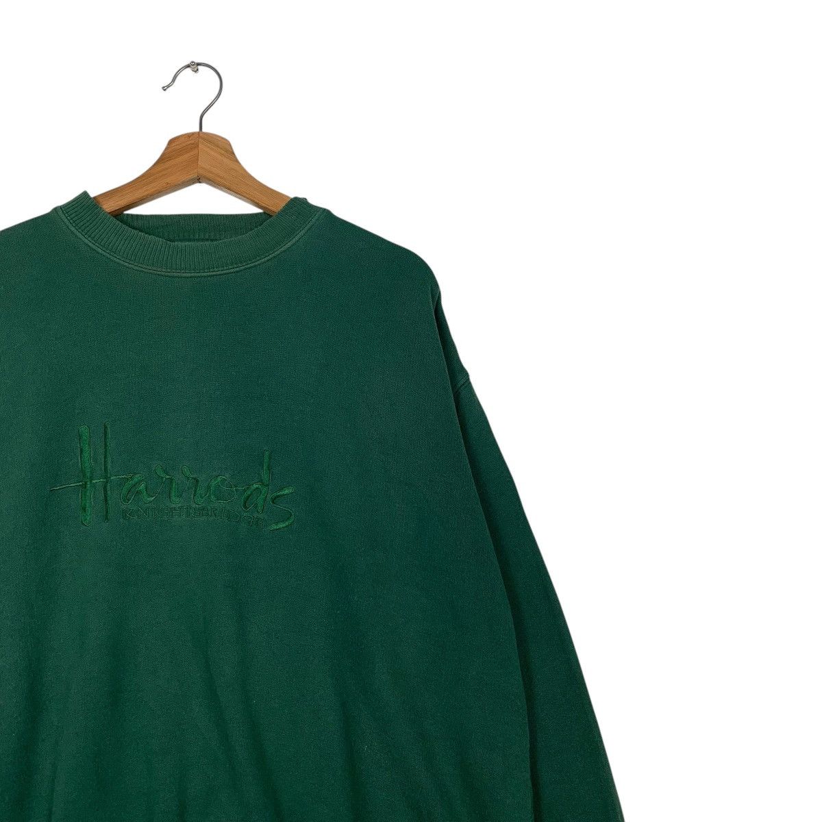 Harrods Vintage Harrods Green Sweatshirt Size US S / EU 44-46 / 1 - 5 Thumbnail