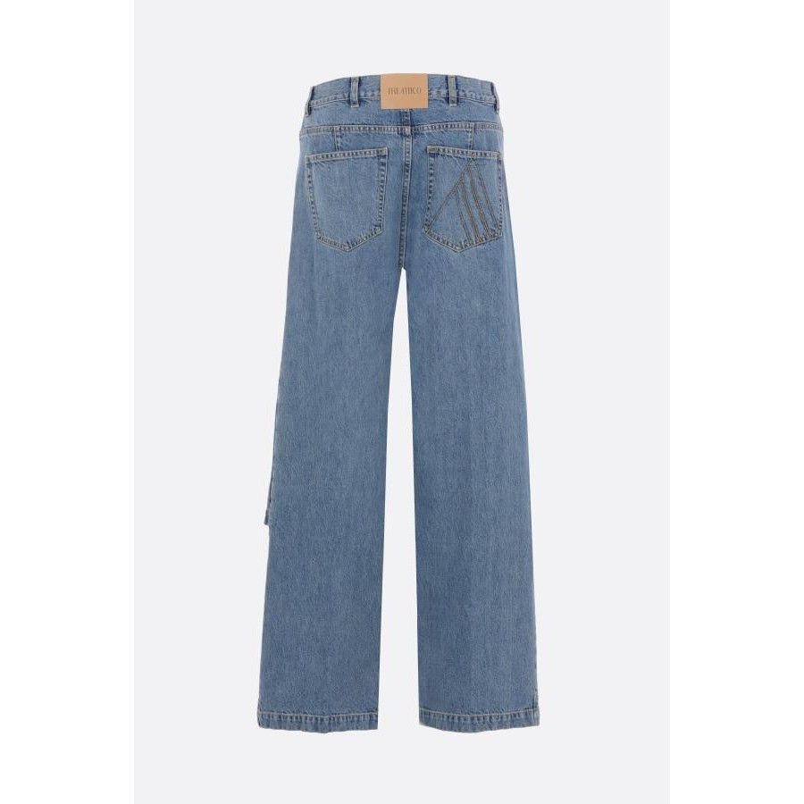 The Attico THE ATTICO Blue Double Layer Denim Jeans New & Authentic (Wo Size 32" / US 10 / IT 46 - 2 Thumbnail