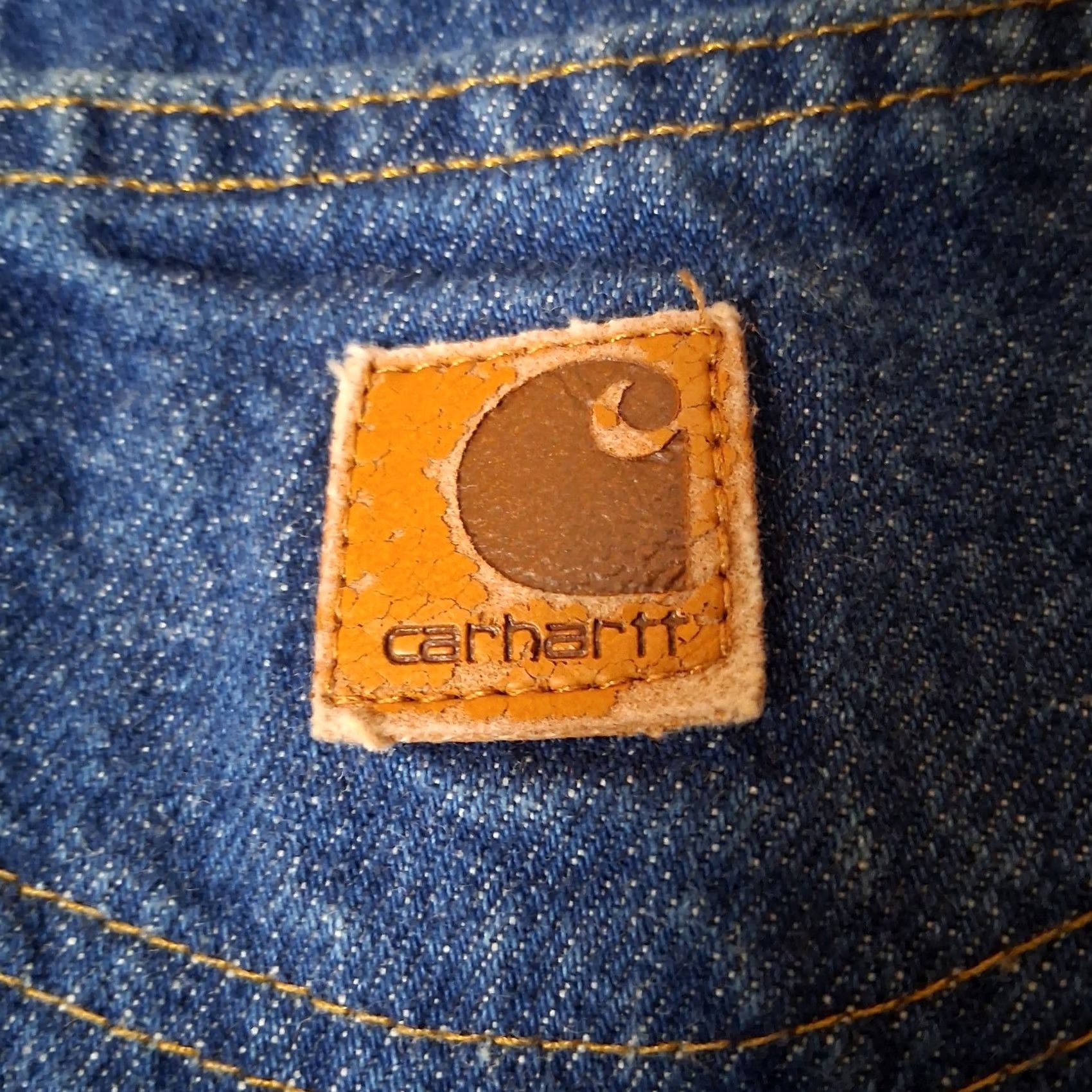 Carhartt Carhartt Jeans Men 44x32 Workwear Jeans Blue Denim 5-Pocket Regular Straight DST B17 DST Size US 44 / EU 60 - 3 Thumbnail