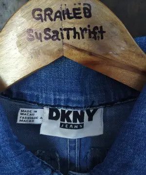 DKNY Vintage DKNY Jeans Denim Chore Coat Jacket Size US M / EU 48-50 / 2 - 5 Thumbnail
