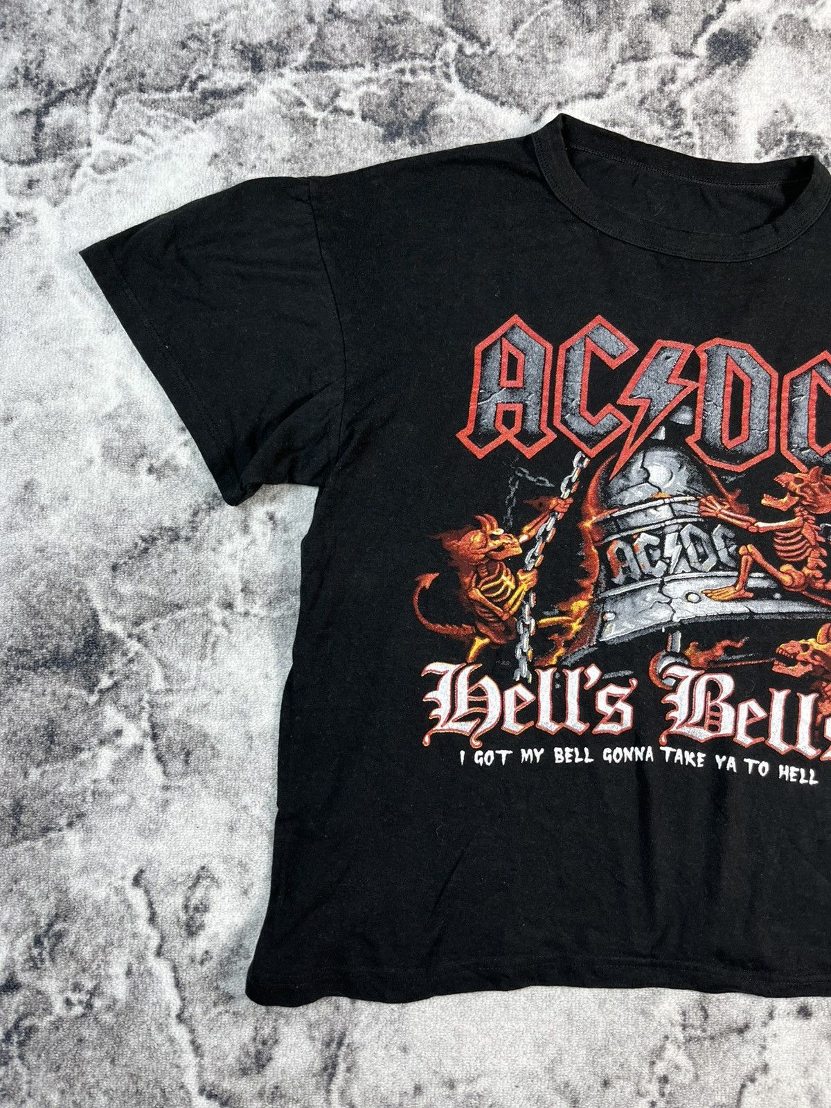 AC/DC AC/DC Hells Bells Double Sided Band Tee Boxy XL Size US XL / EU 56 / 4 - 2 Thumbnail