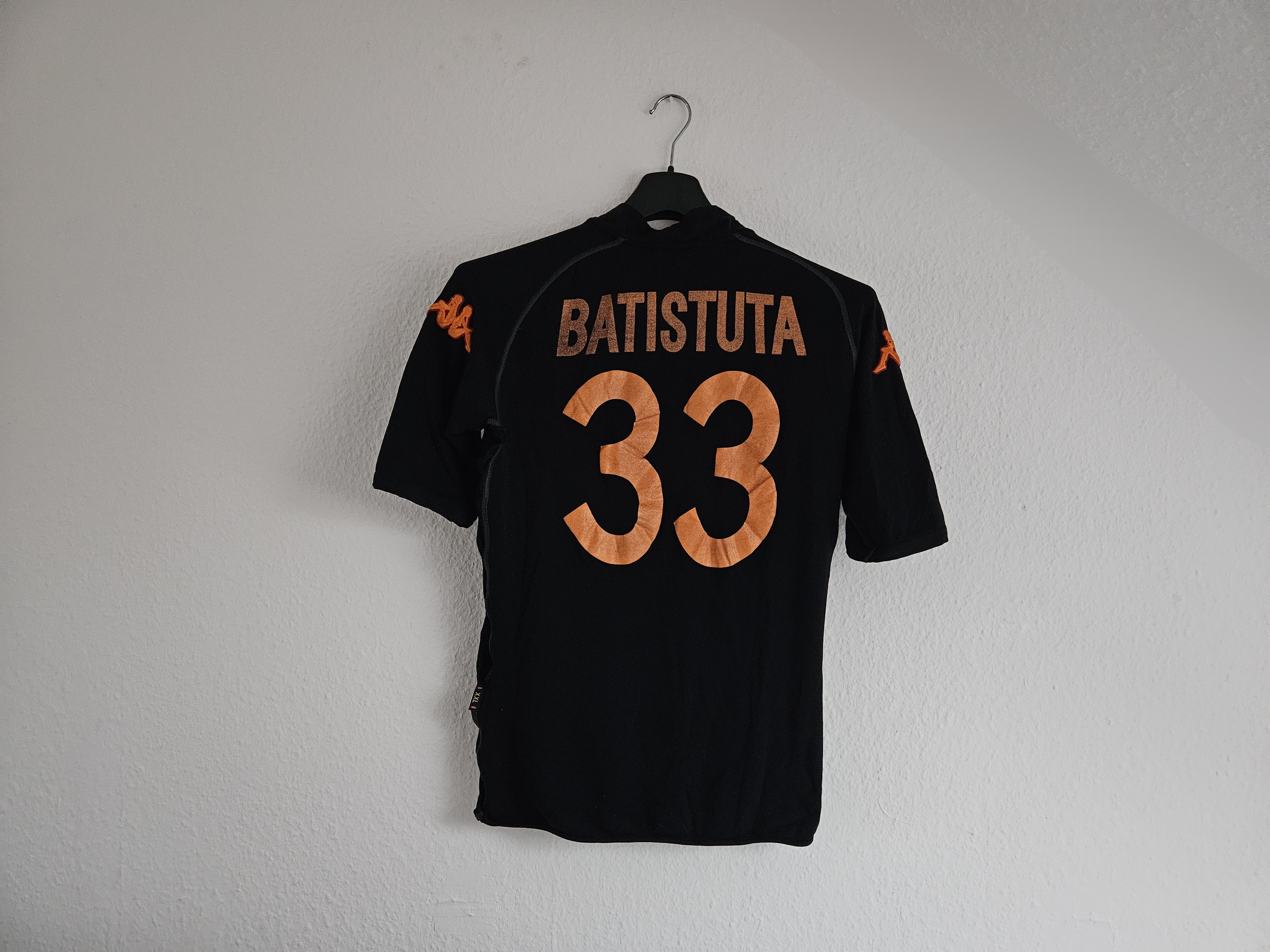 Kappa × Vintage 2002-03 AC Roma Jersey Batistuta #33 - Kappa GARA