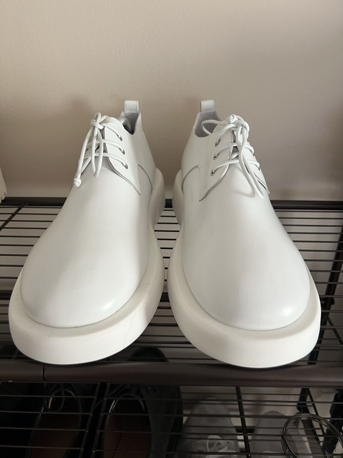 Marsell MARSELL White Gomme Gommello Derbys Size US 9.5 / EU 42-43 - 2 Thumbnail