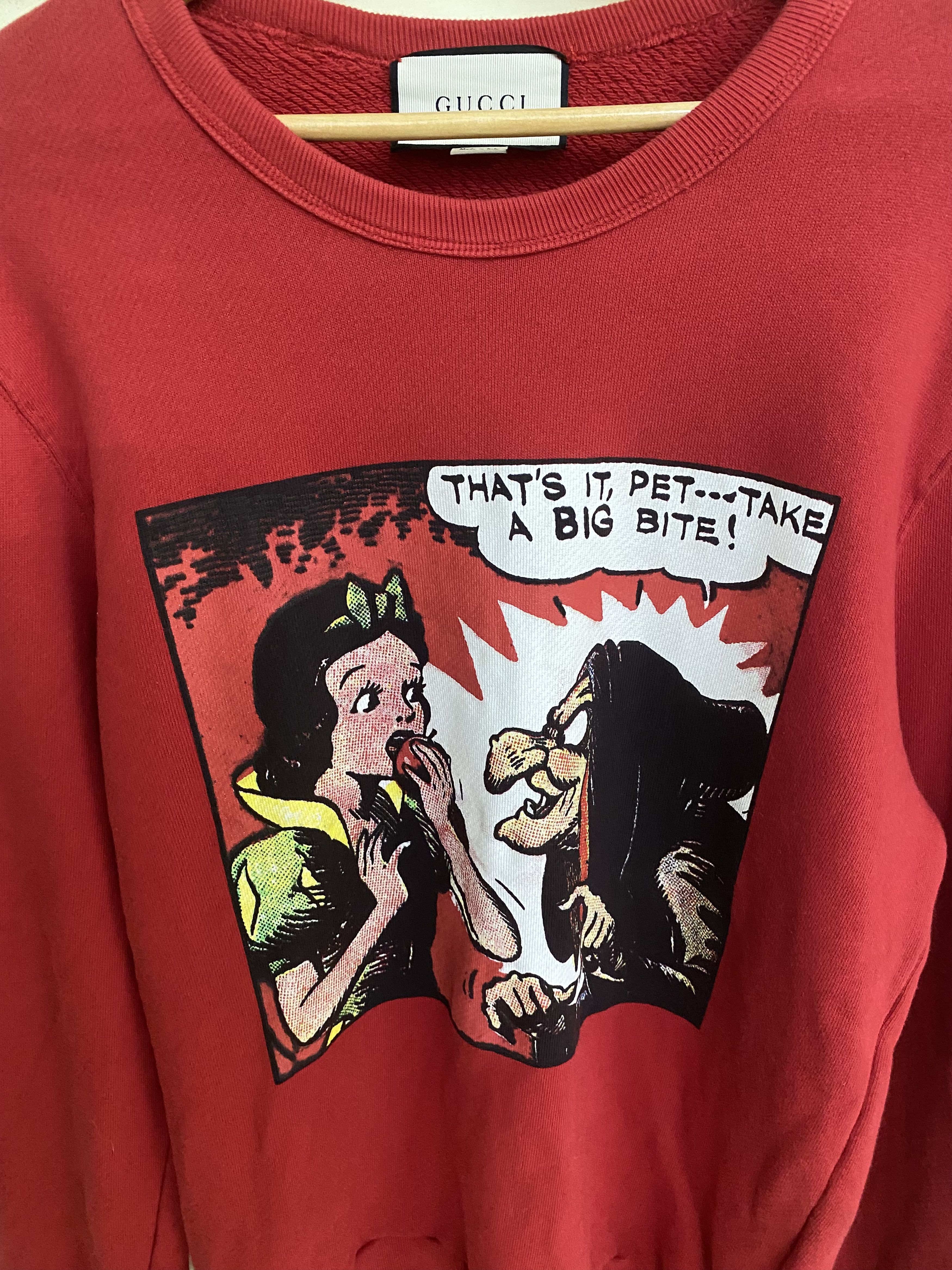 Gucci Gucci Snow White Crewneck Sweater Size US S / EU 44-46 / 1 - 4 Thumbnail