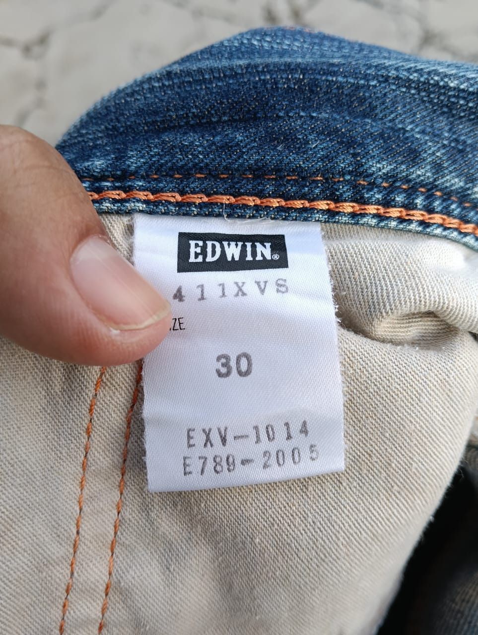 Edwin Flare EDWIN Exclusive Vintage XV Cinch Back Denim Size US 32 / EU 48 - 5 Thumbnail