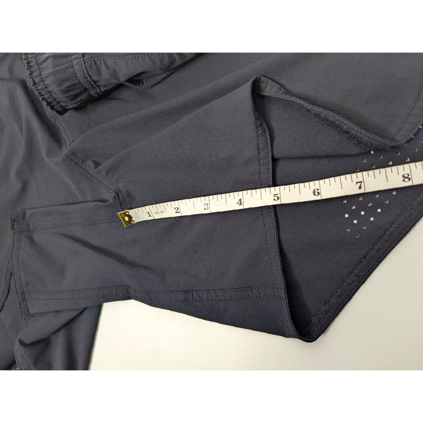 Vintage Legends Shorts Mens Large Navy Drawstring Linerless Gym Running Stretch Size US 33 - 4 Thumbnail