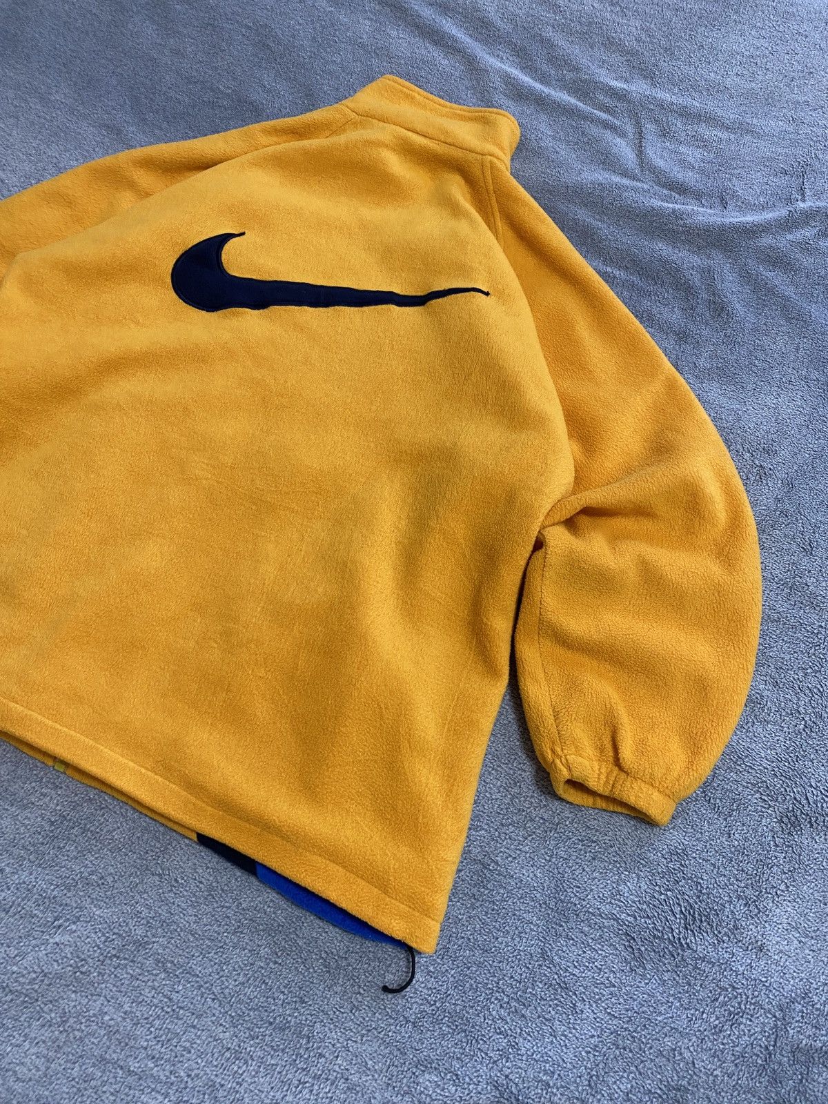 Nike Nike distressed vintage fleece big swoosh 90s Y2k Size US XL / EU 56 / 4 - 3 Thumbnail