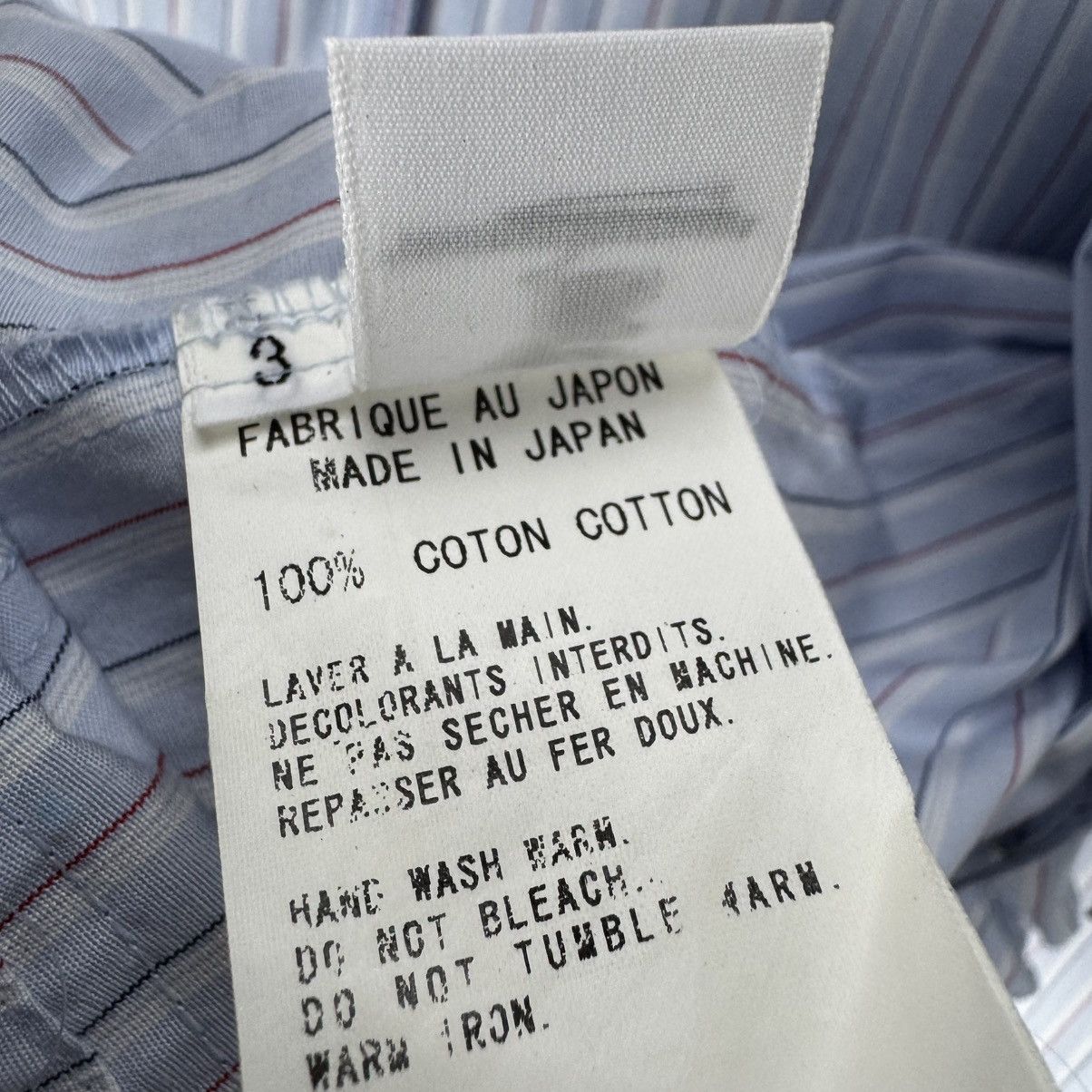 Yohji Yamamoto ☀️YOHJI YAMAMOTO Y’S ASYMMETRIC STRIPED SHIRTS Size M / US 6-8 / IT 42-44 - 9 Thumbnail