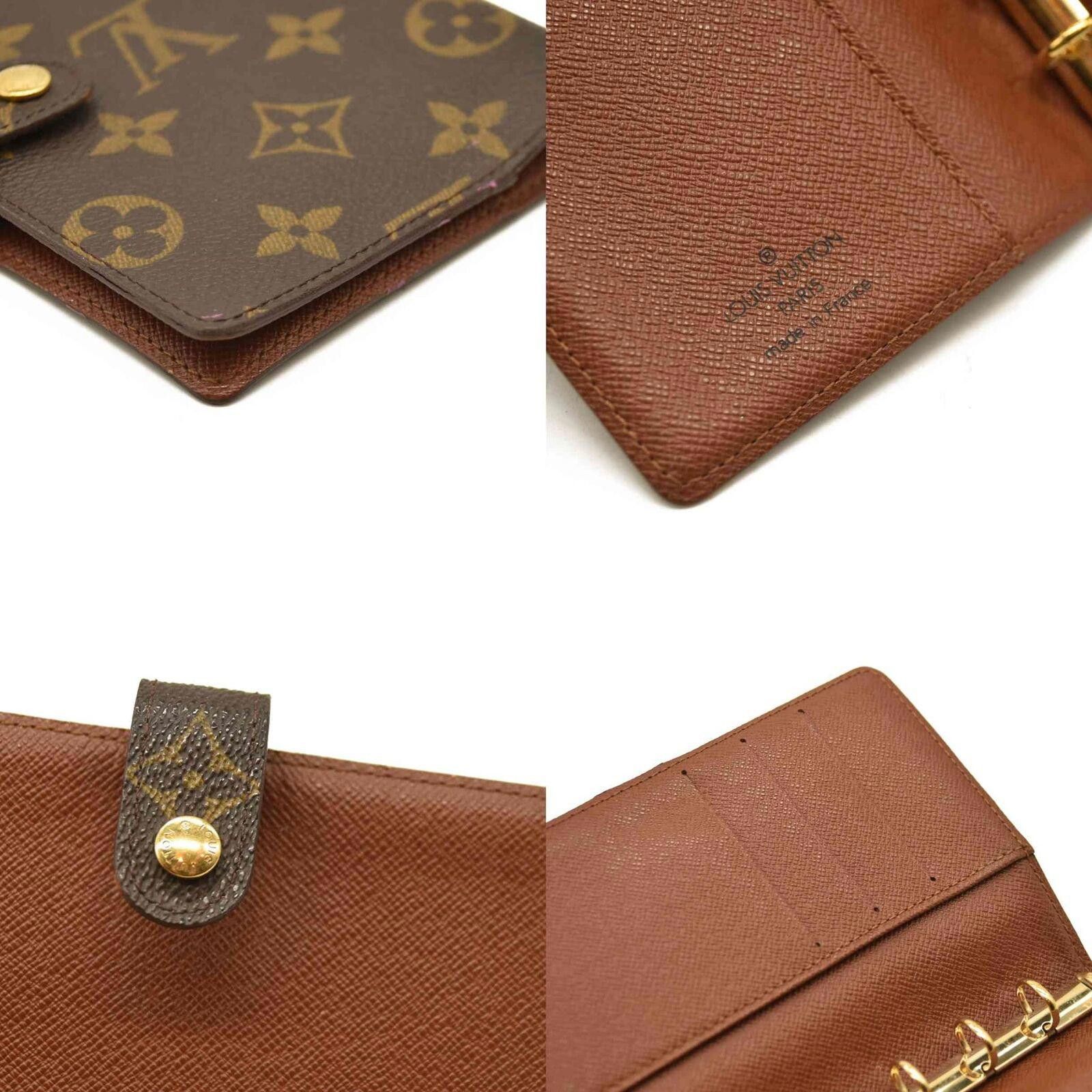 Louis Vuitton Louis Vuitton Monogram Small Ring Agenda Cover SP0020 Size ONE SIZE - 4 Thumbnail