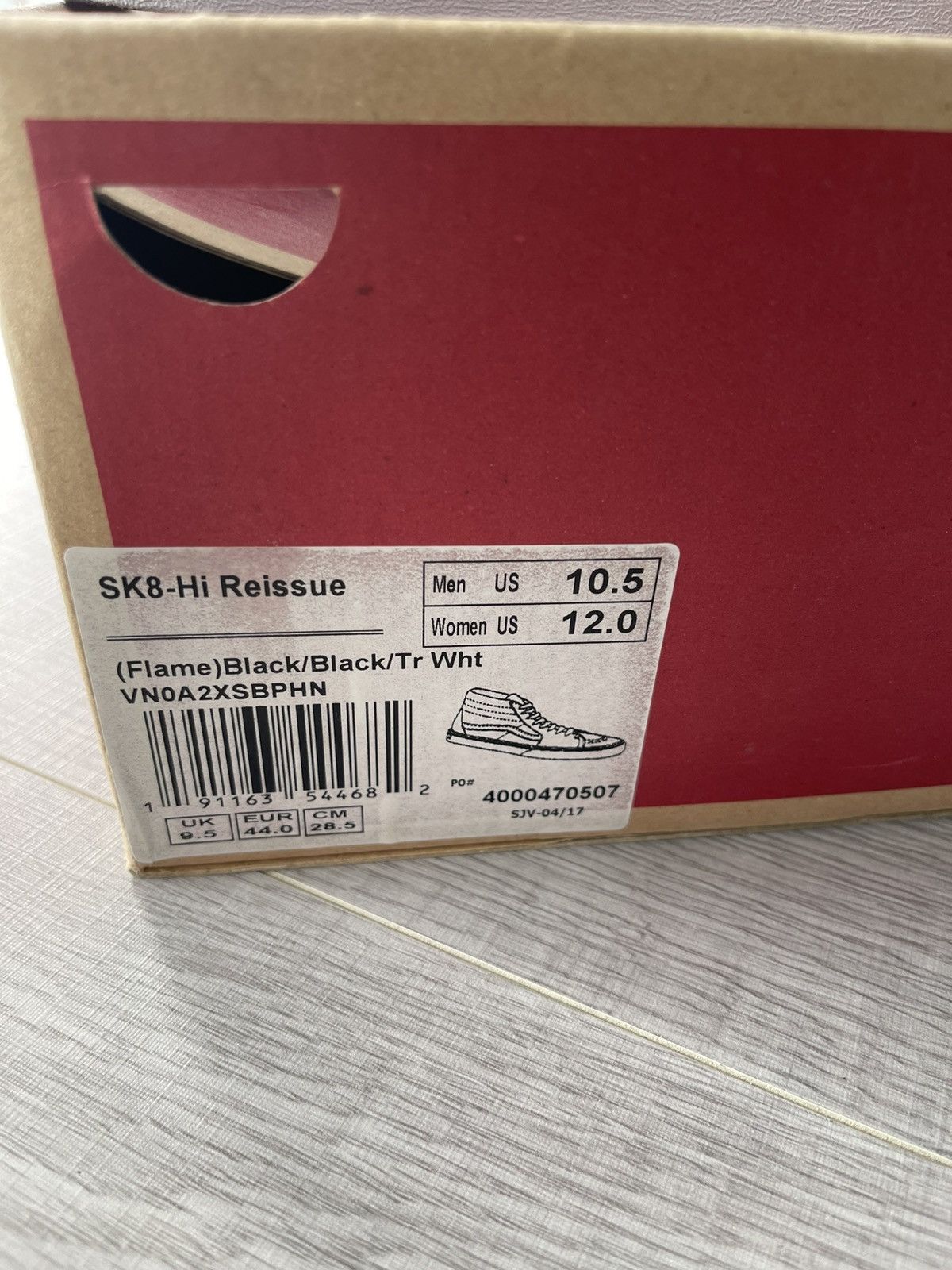 Vans Vans Skate High Flames - Size 10.5 Size US 10.5 / EU 43-44 - 6 Thumbnail
