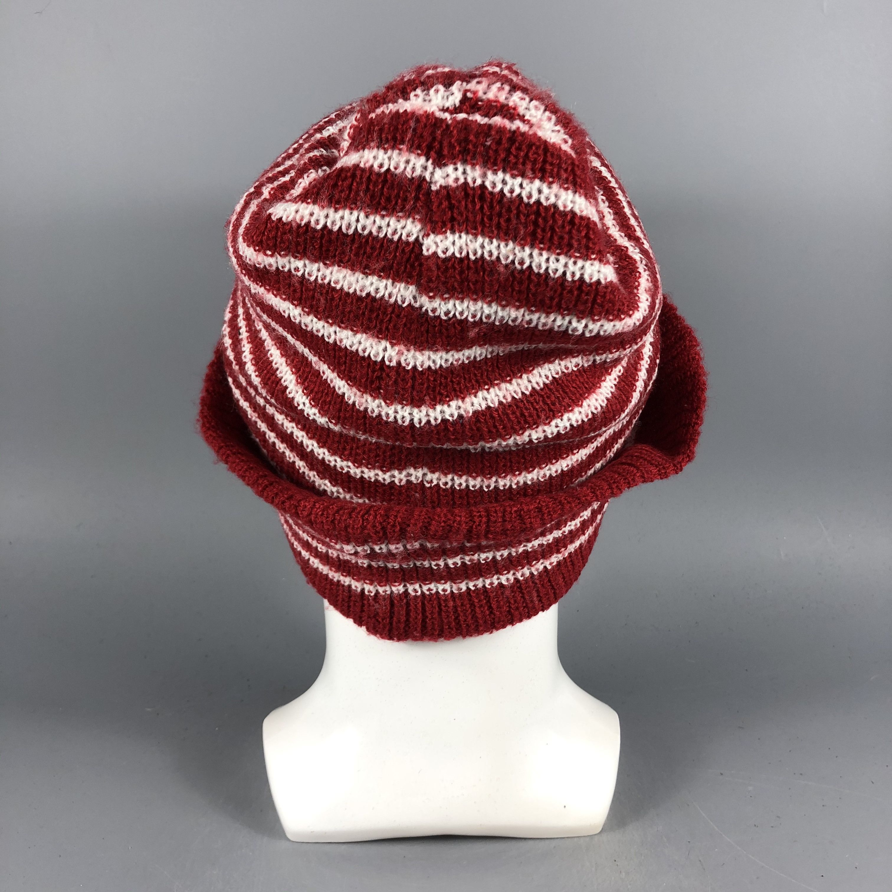 Vintage Kids Grateful Journey Stripe Beanie Snow Hat Snow Cap -D930 Size ONE SIZE - 3 Thumbnail
