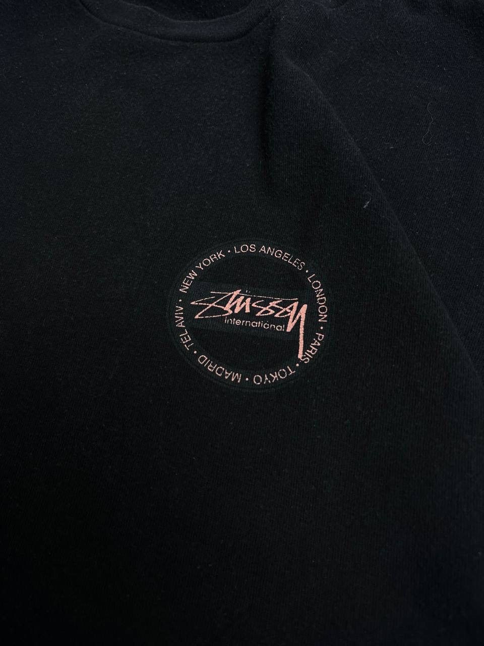Stussy Vintage Stussy Big Logo Black T-shirt Y2K L Size US L / EU 52-54 / 3 - 6 Thumbnail