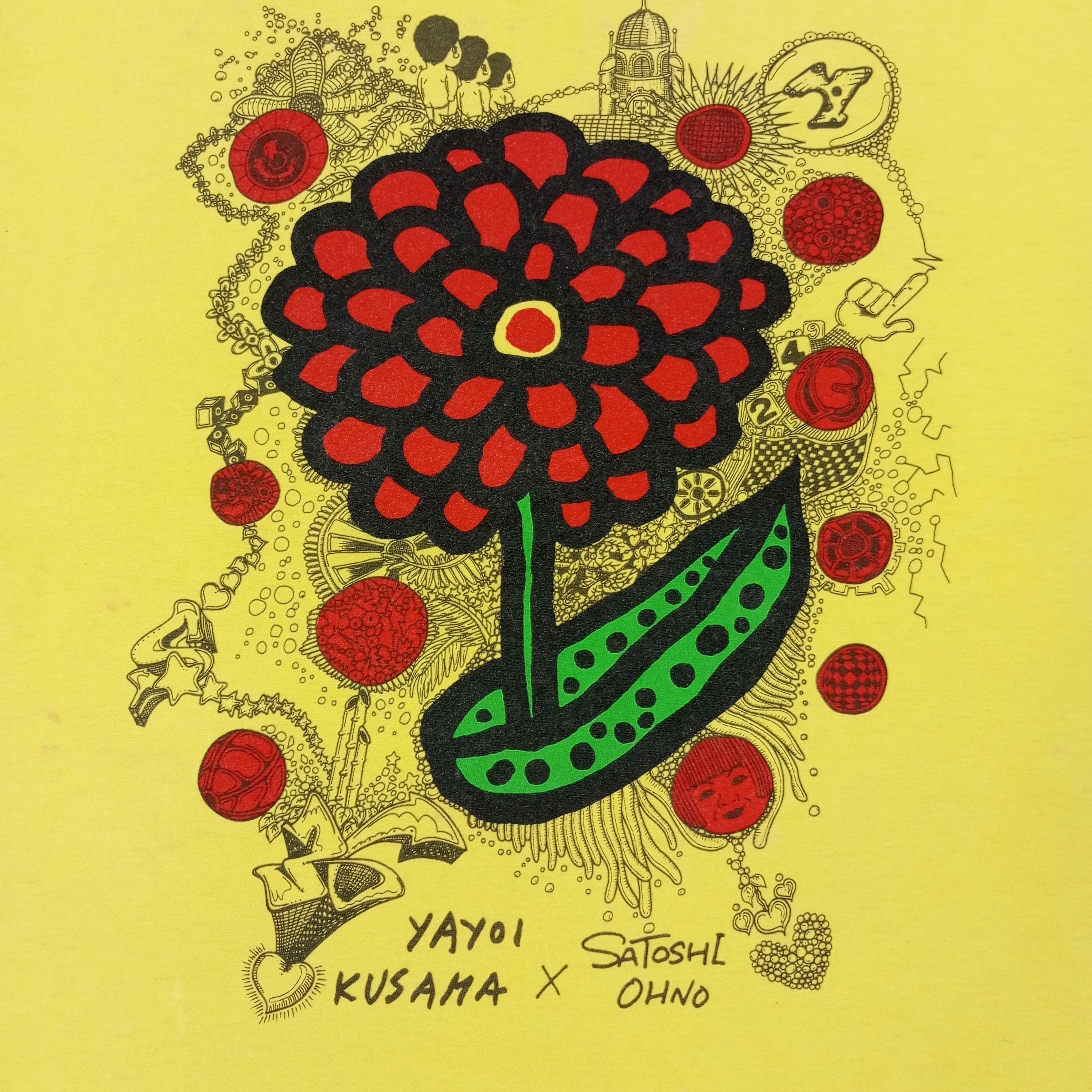 Vintage 24Hour Television Yayoi Kusama X Satoshi Ohno Vintage Tees Size US XL / EU 56 / 4 - 2 Thumbnail