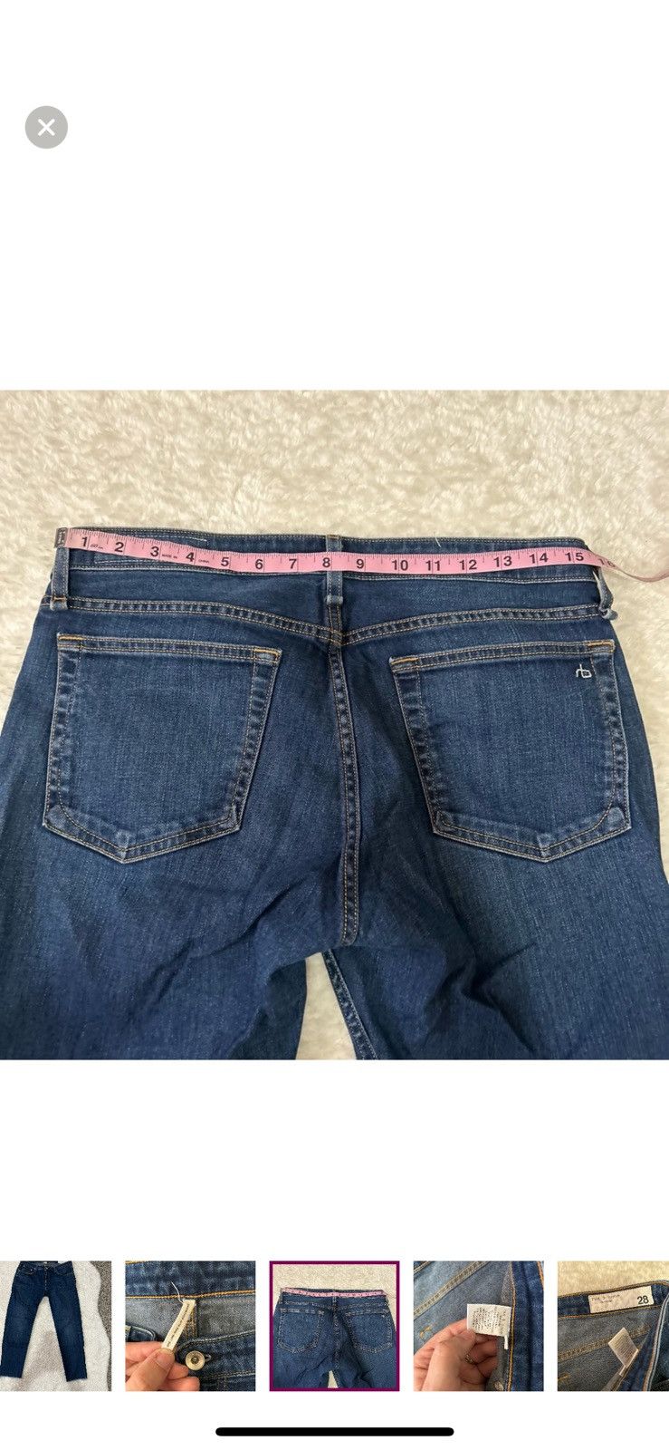 Rag & Bone Rag and bone Dre slim boyfriend jeans size 28 Size 28" / US 6 / IT 42 - 3 Thumbnail