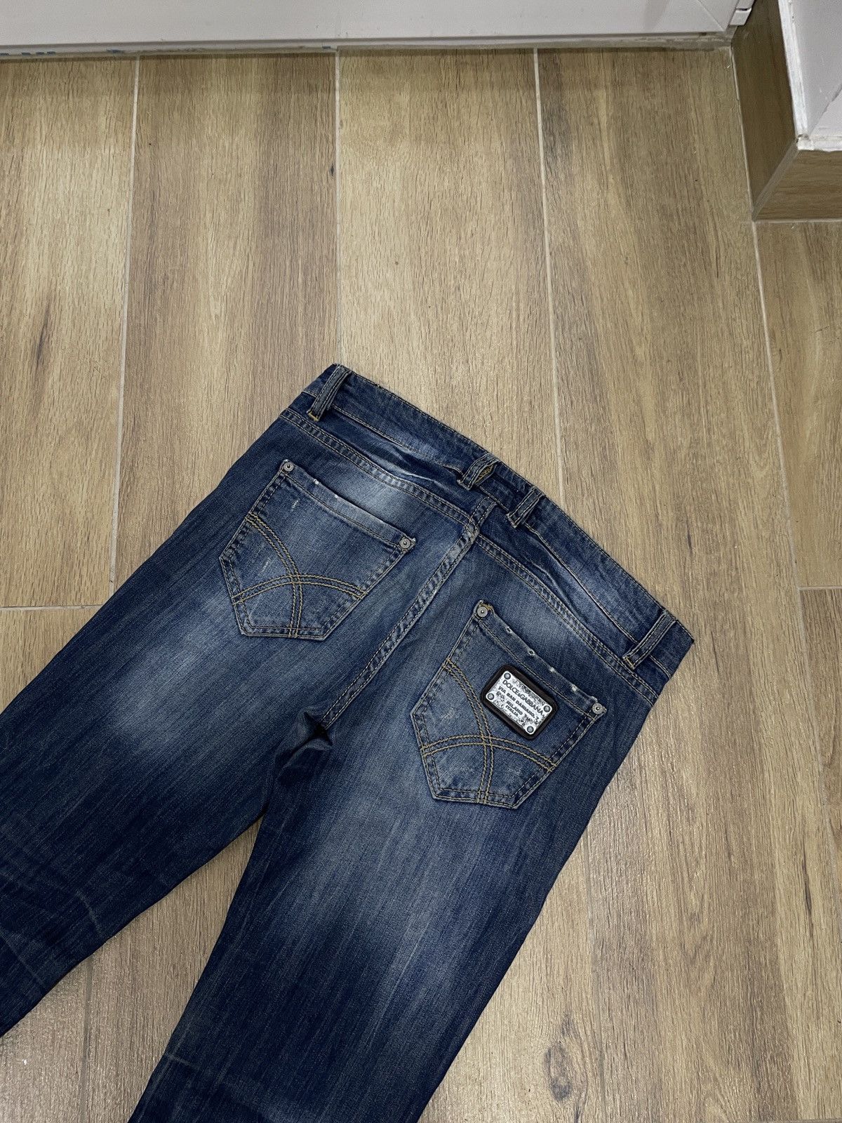 Dolce & Gabbana Dolce Gabbana Vintage Jeans Slim Skinny Japanese Faded Y2K Size 30" / US 8 / IT 44 - 5 Thumbnail