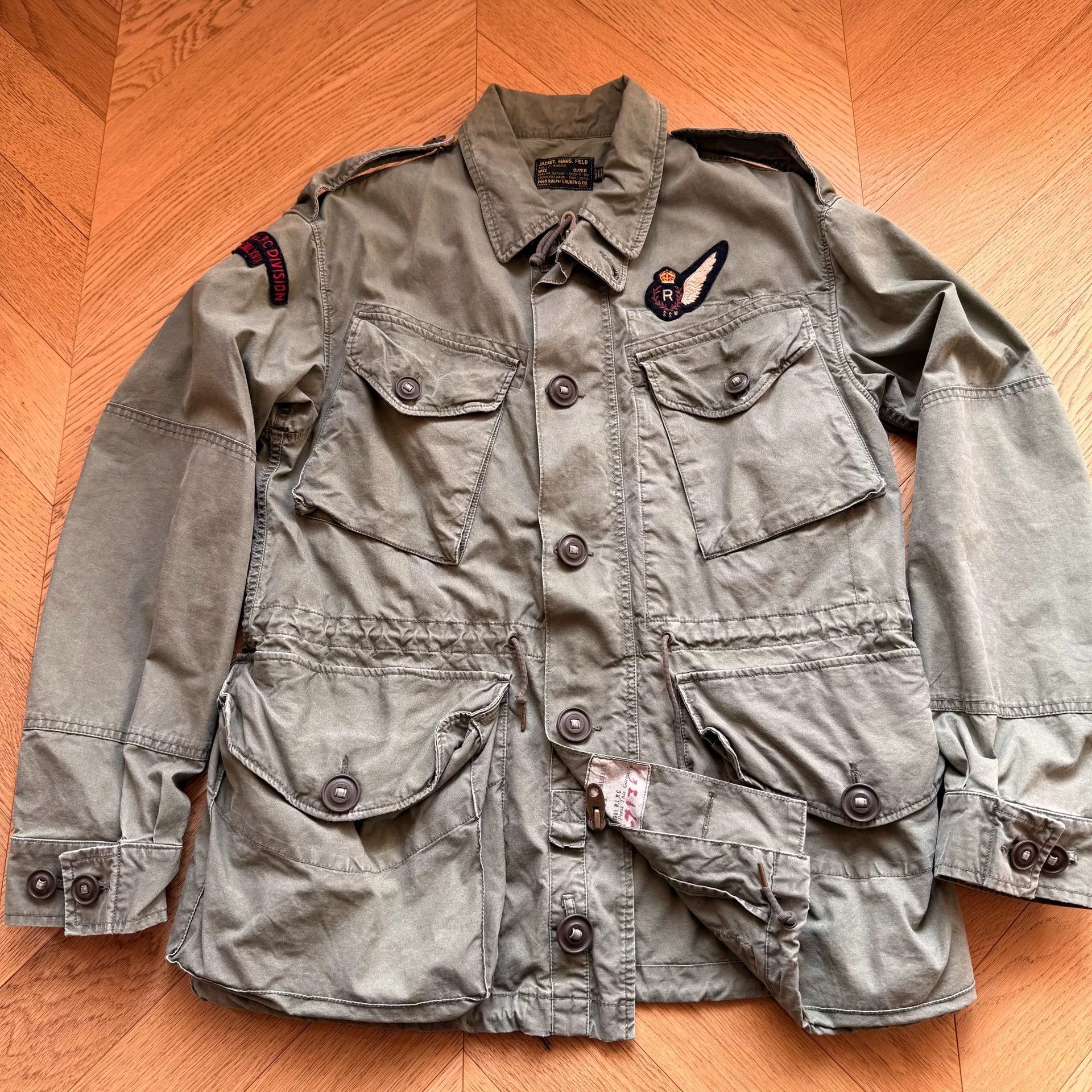 Ralph Lauren RL Vintage Washed Embroidered M65 Jacket Size US L / EU 52-54 / 3 - 1 Thumbnail
