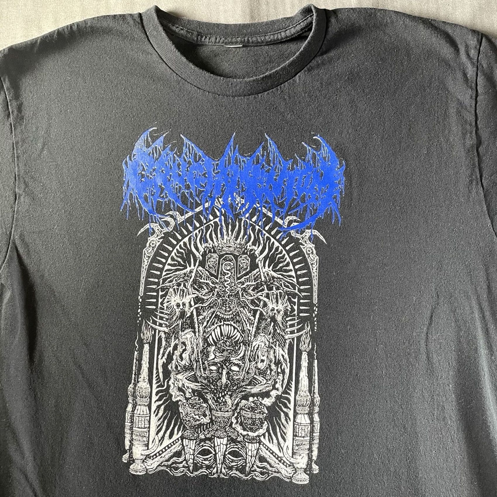 Vintage VINTAGE Cruciamentum Shirt Mens L Black Band Tee Death Metal UK Mens Size US L / EU 52-54 / 3 - 2 Thumbnail
