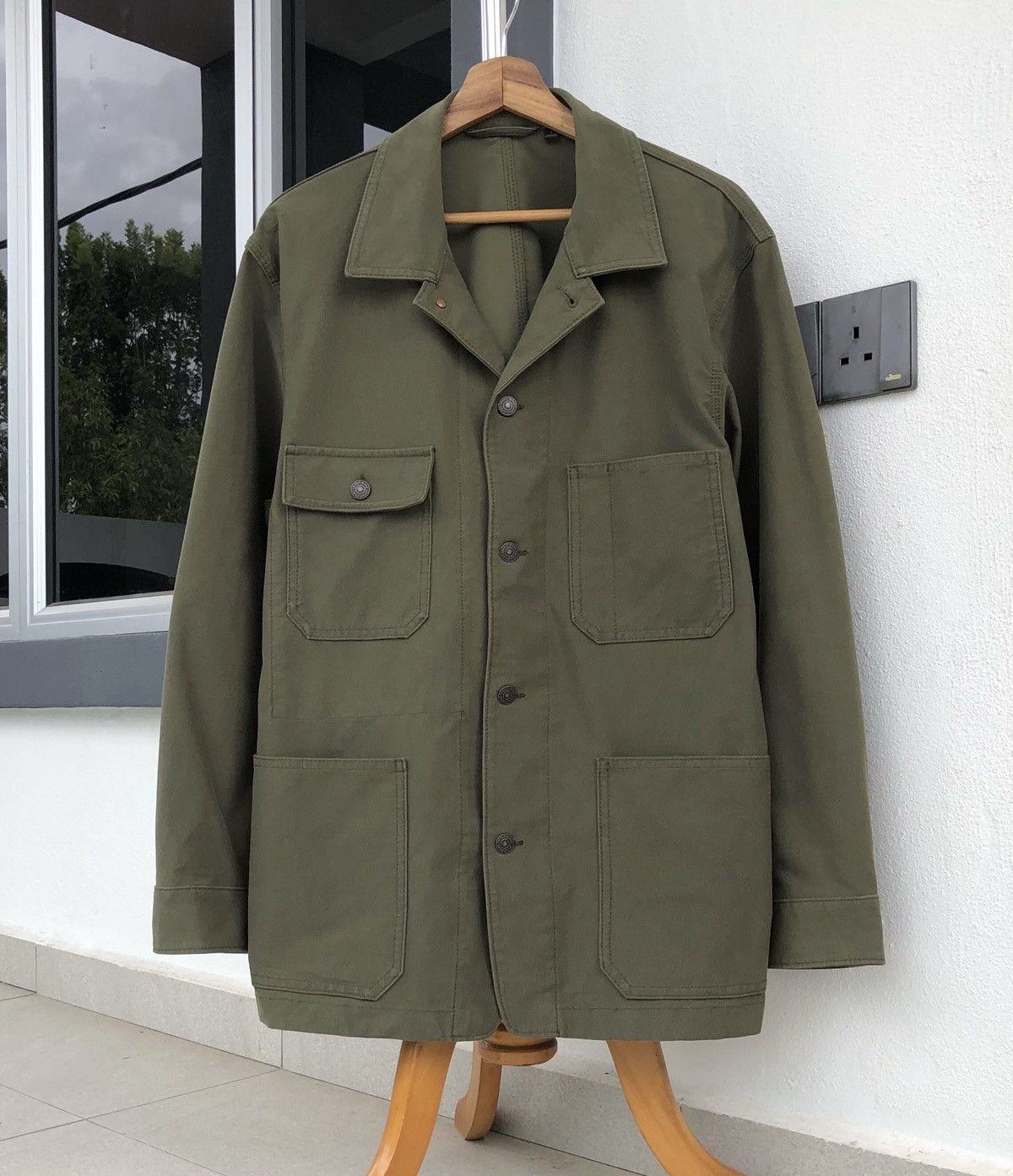 Uniqlo Uniqlo Men’s Ultility Olive Green Jacket Size US L / EU 52-54 / 3 - 4 Thumbnail