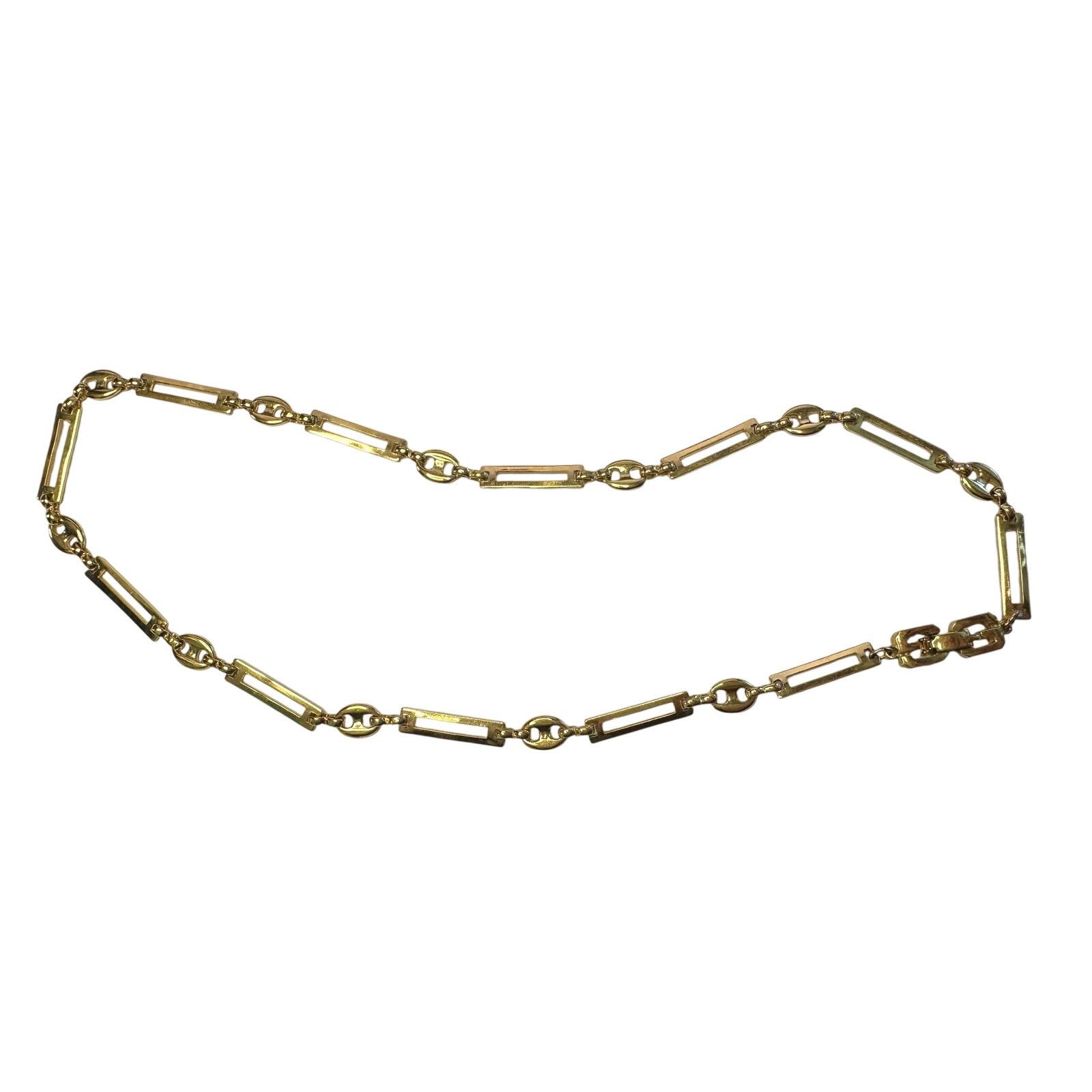 Givenchy Givenchy Necklace with Unique Flat Rectangle Links Size ONE SIZE - 4 Thumbnail