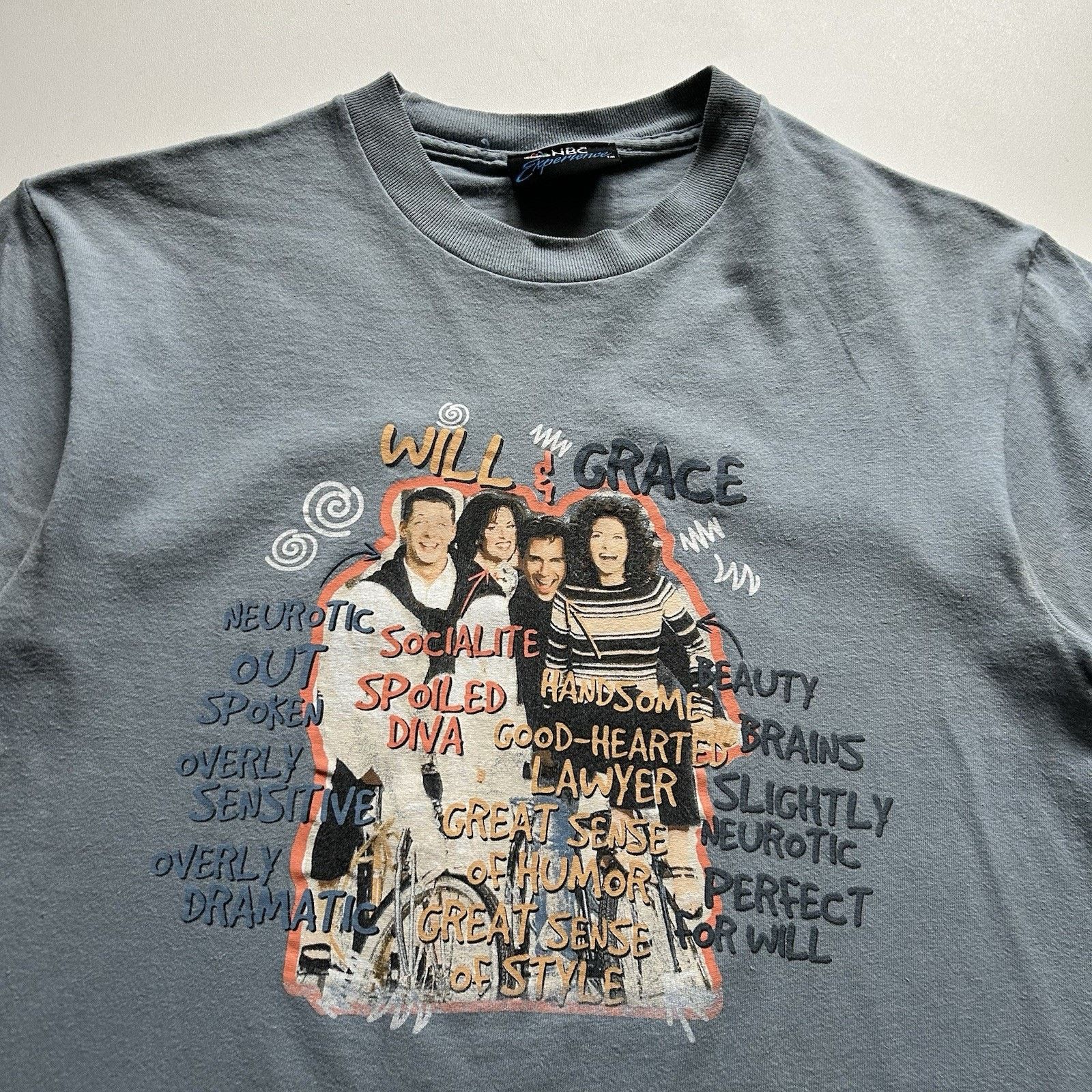 Vintage Vintage NBC Experience Will & Grace T-Shirt Size XS Y2K Rare Size US XS / EU 42 / 0 - 2 Thumbnail