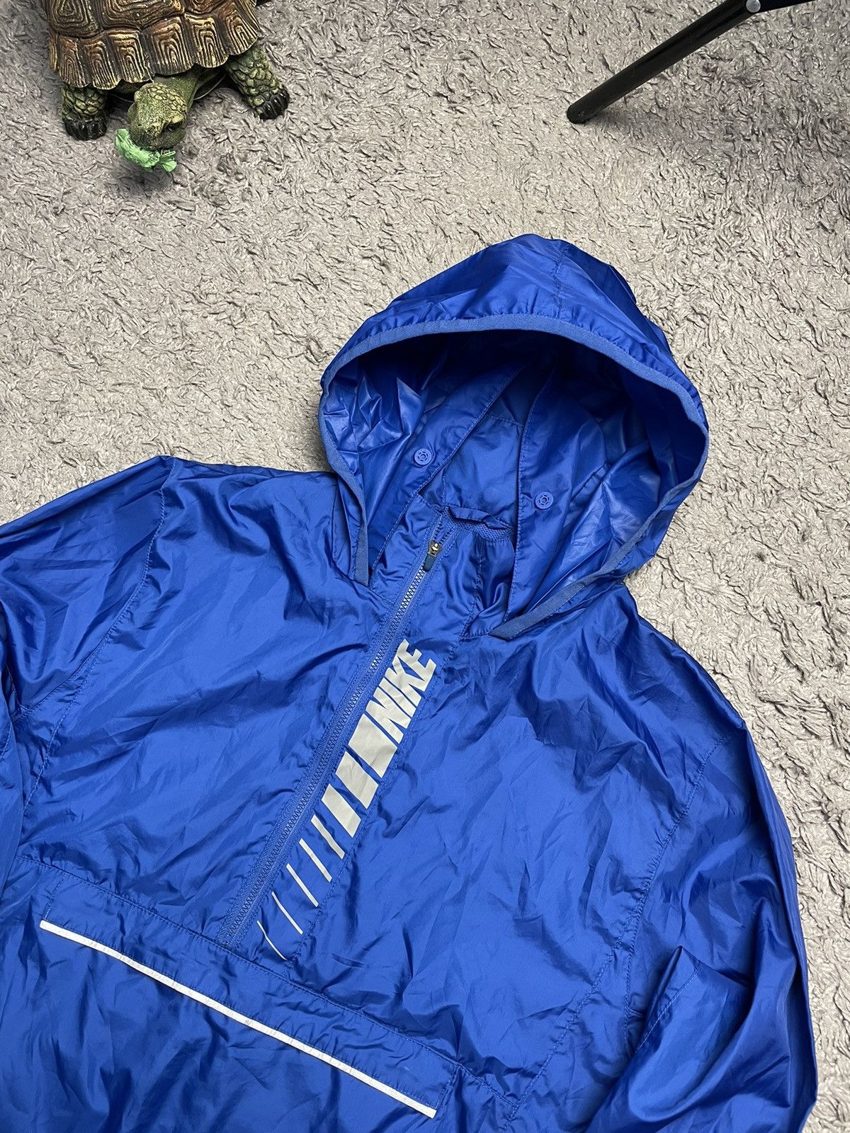 Nike Nike Anorak Swoosh Logo Blue Size S Size US S / EU 44-46 / 1 - 4 Thumbnail