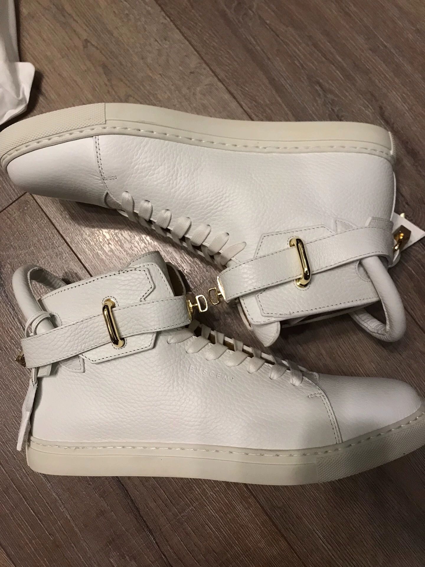 Buscemi Buscemi New 42 High-Top Leather Lock Casual Sneakers Size US 9 / EU 42 - 7 Thumbnail