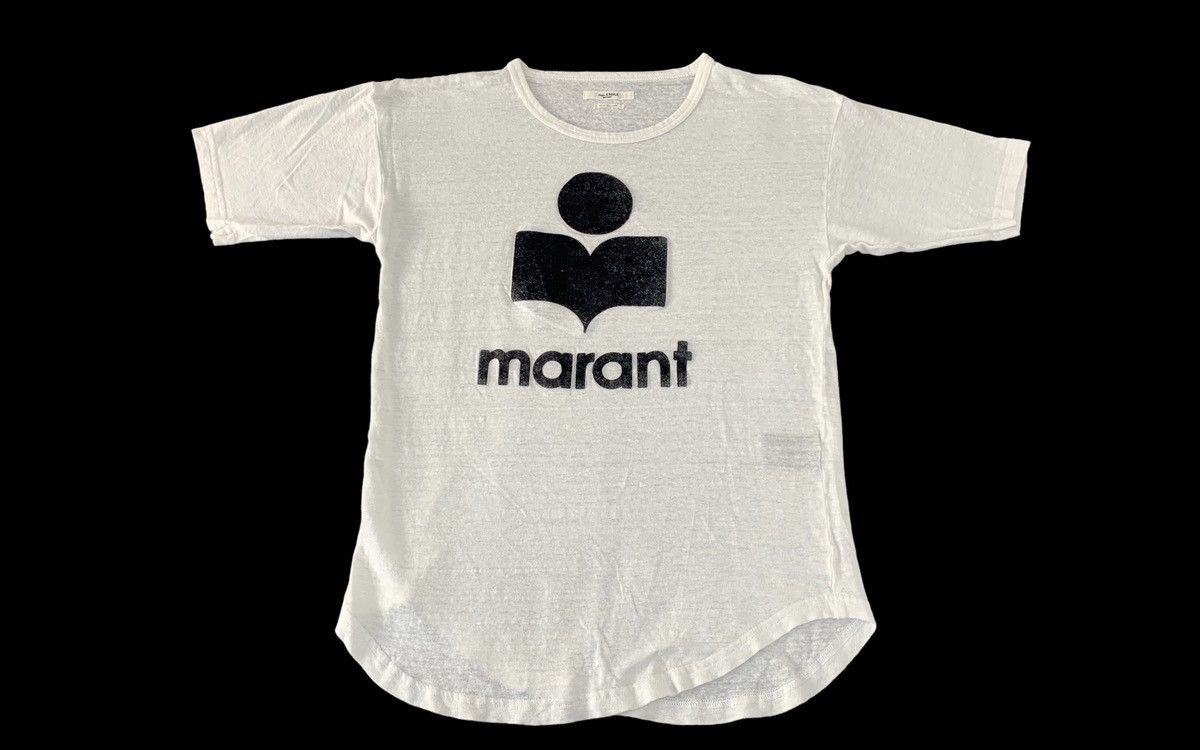 Isabel Marant Etoile Isabel Ètoile Marant Big Logo Spell Out Printed Tee T-shirt Size S / US 4 / IT 40 - 1 Thumbnail